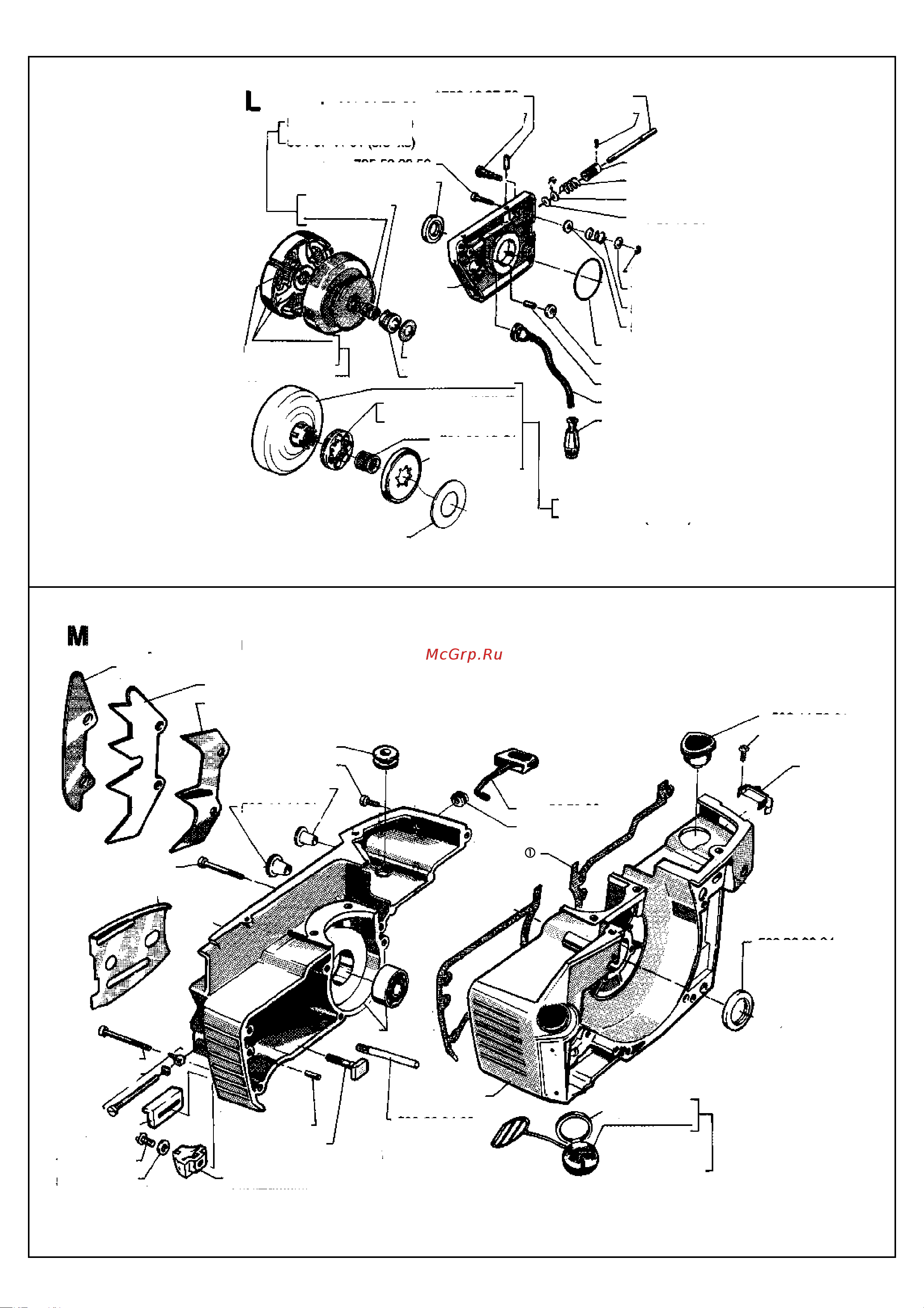 Husqvarna 268 (1993) parts Руководство по эксплуатации онлайн [6/9] 770755