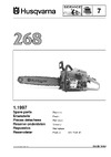 Husqvarna 268 (1997) parts Руководство по эксплуатации