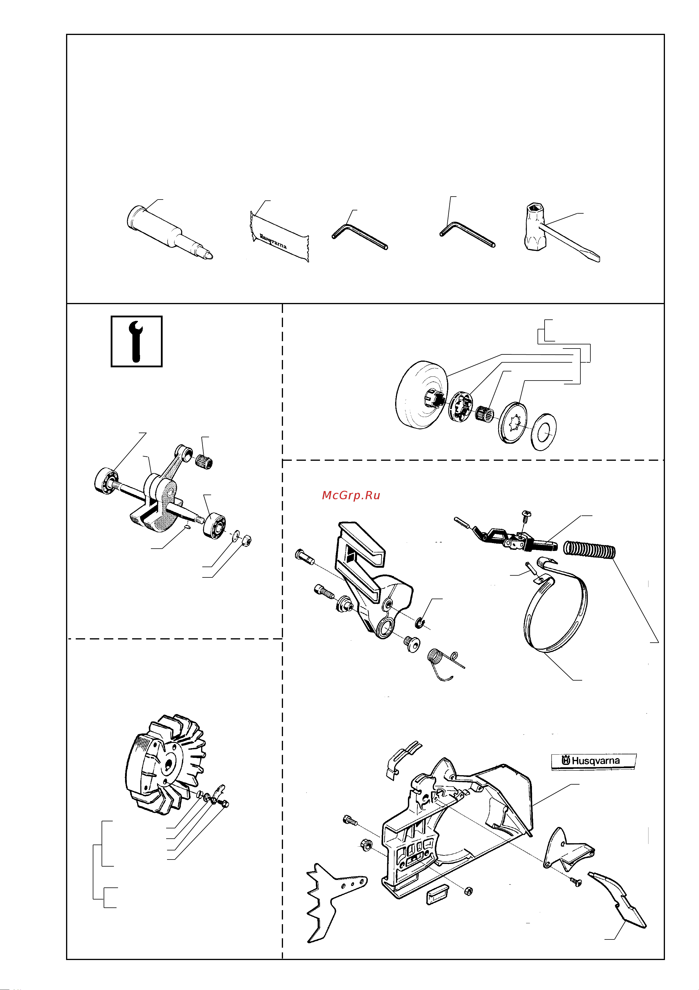 Husqvarna 268 (1997) parts [7/7] Up to 4230001