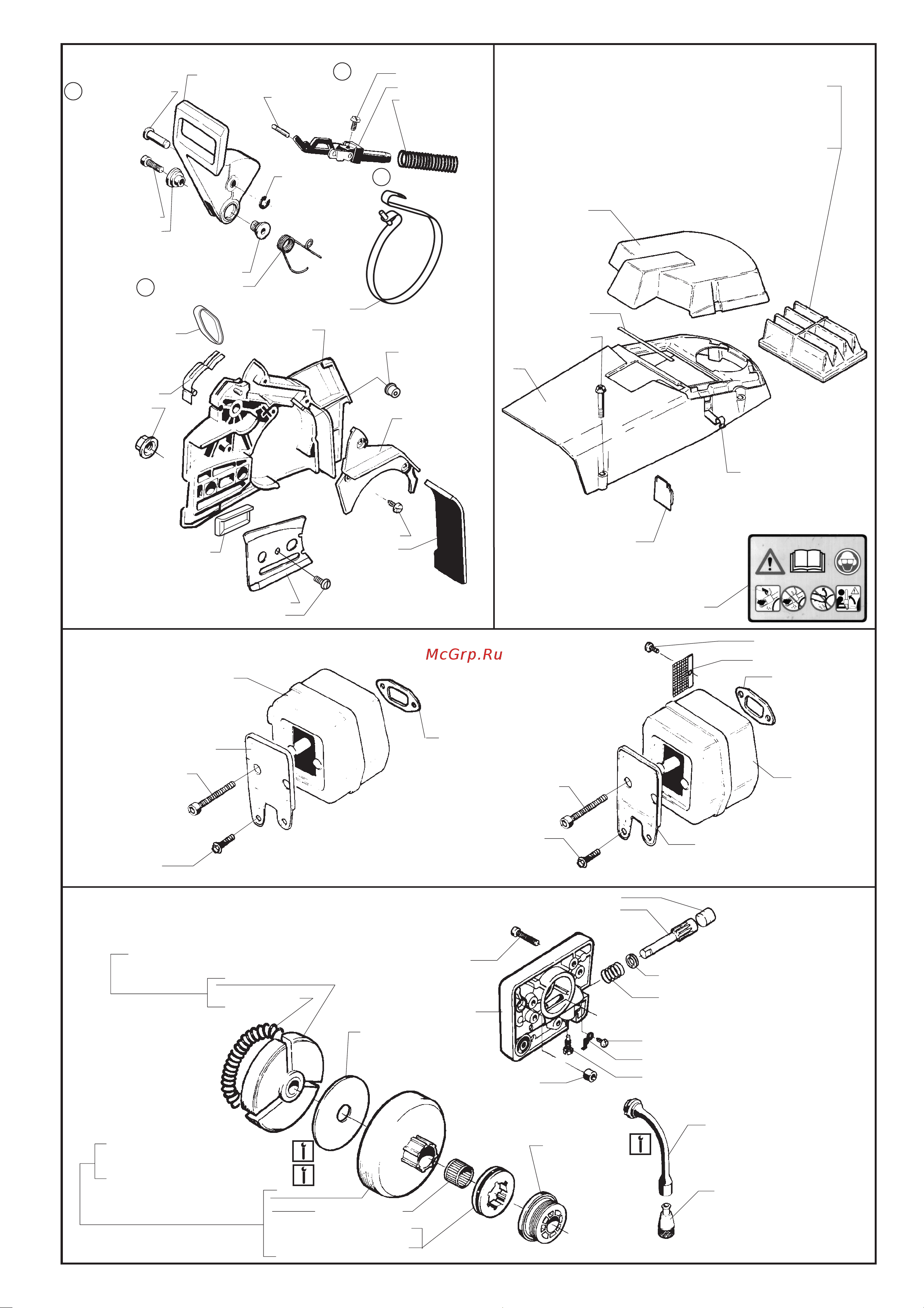 Husqvarna 262 (1999) parts Руководство по эксплуатации онлайн [2/8] 770757