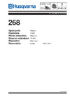 Husqvarna 268 (2001) parts Руководство по эксплуатации