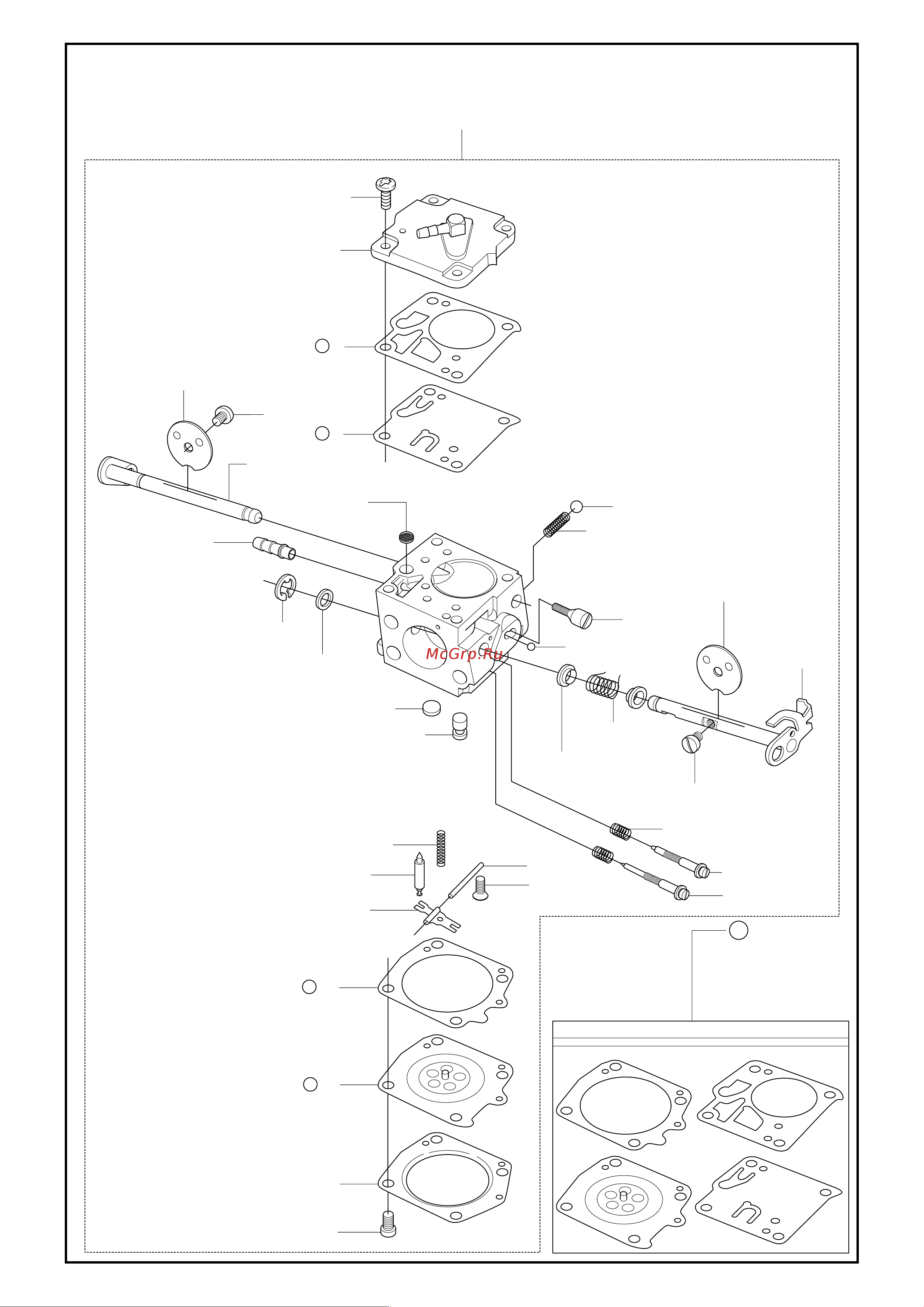 Husqvarna 268 (2009) parts [26/31] Tilotson hs 260a
