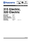 Husqvarna 320 Electric (2003) parts Руководство по эксплуатации