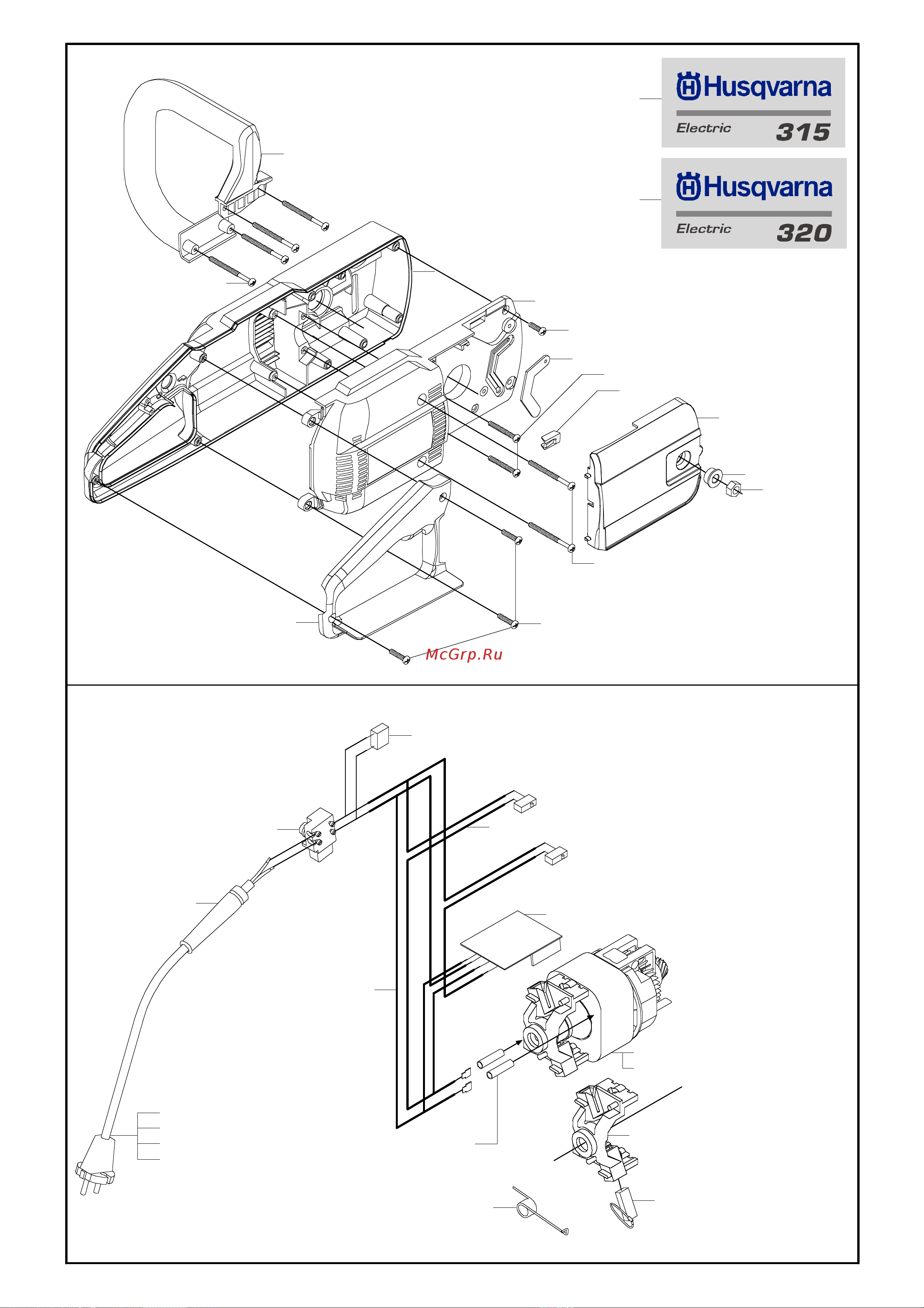 Husqvarna 320 Electric (2003) parts [2/4] Accessories zubehöre accessoires acessorios tillbehör