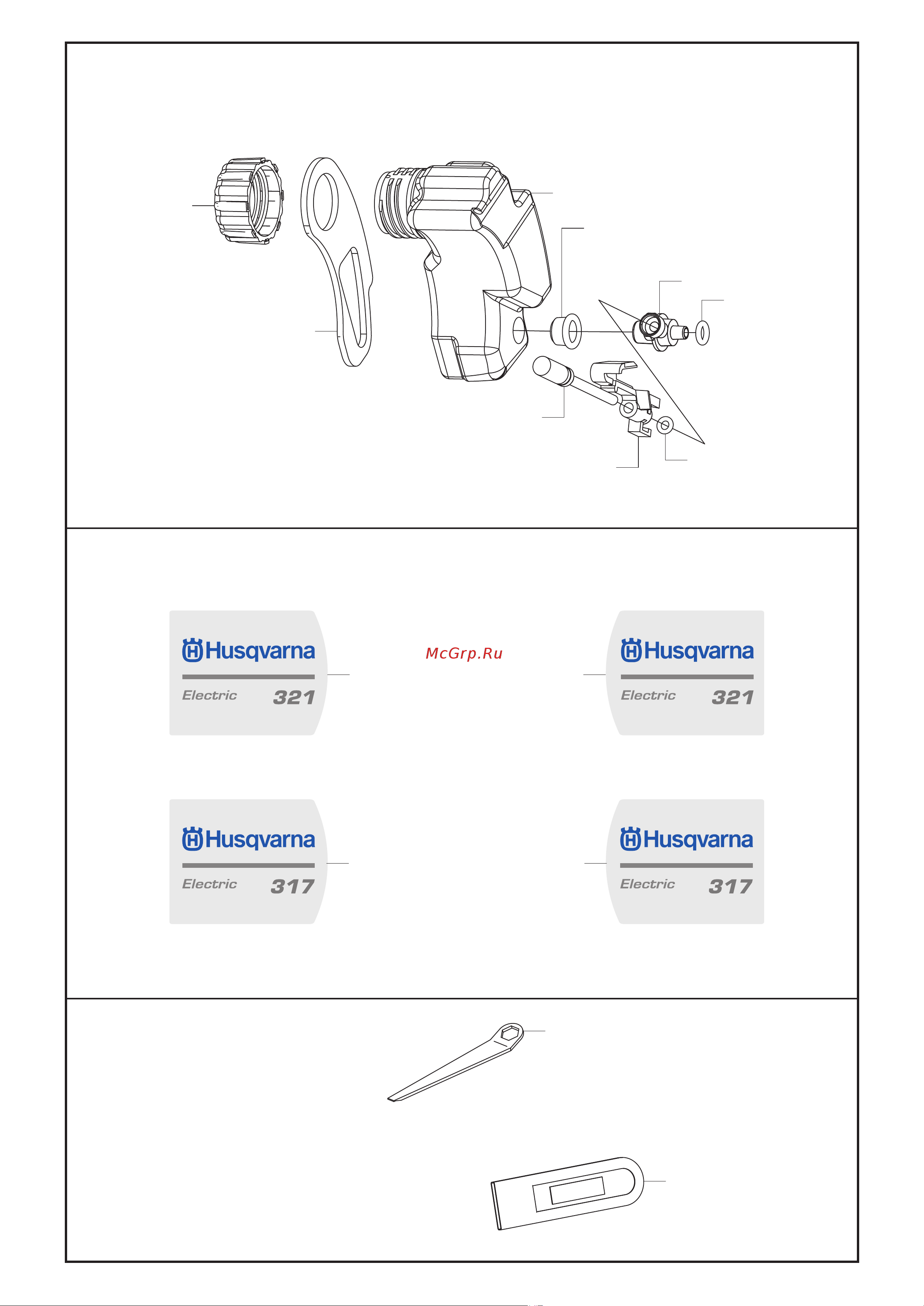 Husqvarna 321 Electric (2006) parts [4/5] Accessories zubehöre accessoires acessorios tillbehör