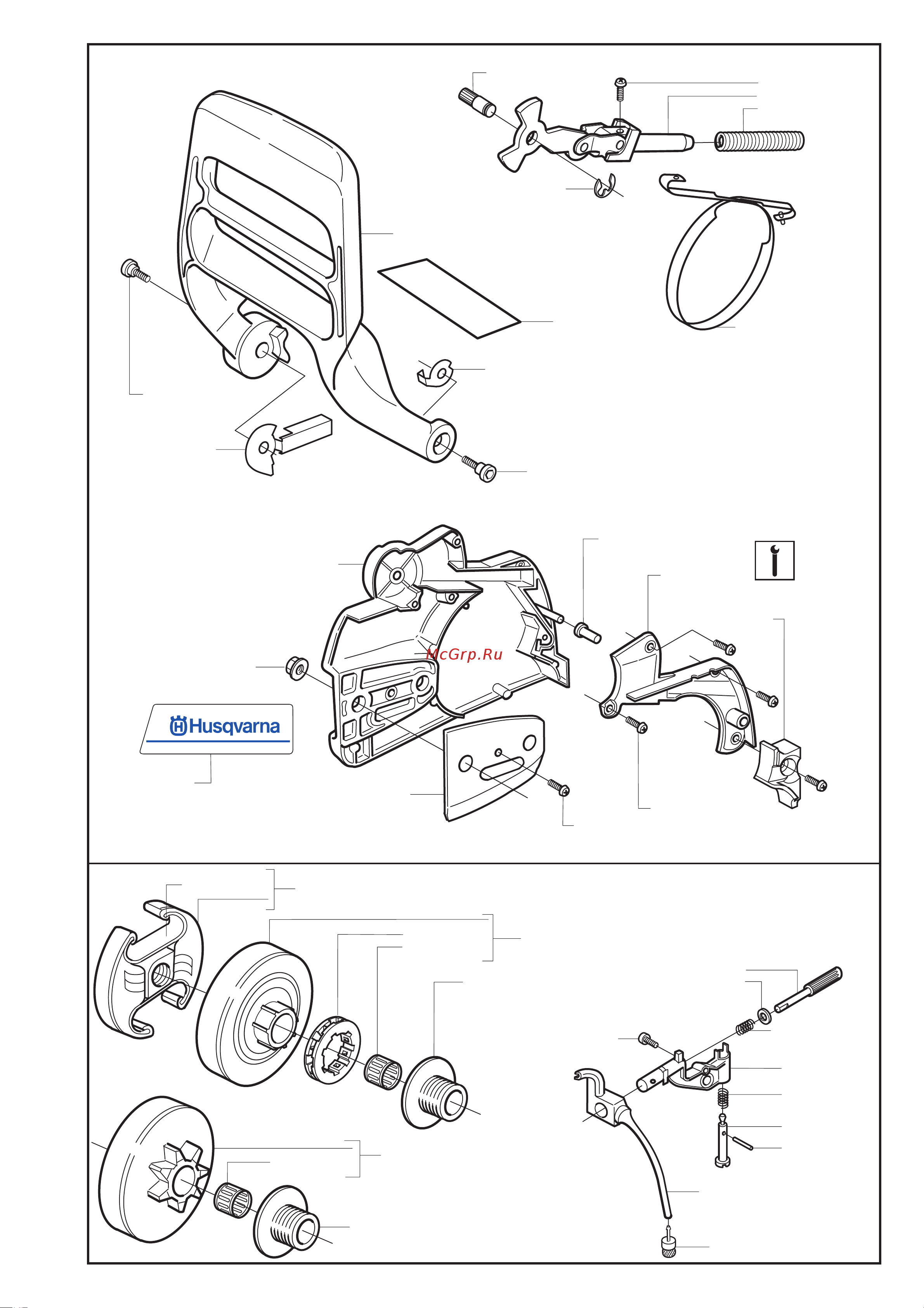 Husqvarna 351 (2001) parts Руководство по эксплуатации онлайн [2/11] 770790