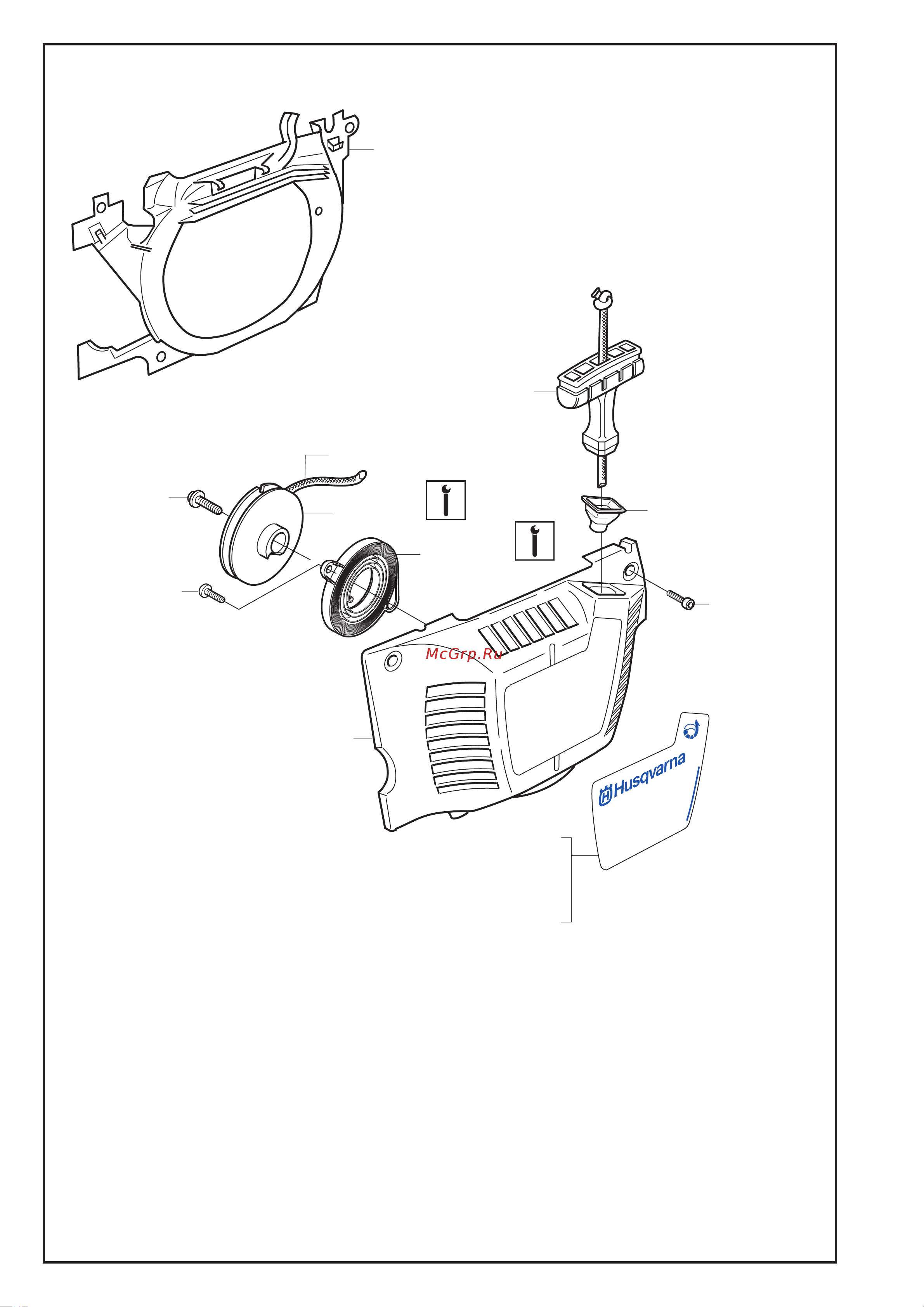 Husqvarna 351 (2001) parts Руководство по эксплуатации онлайн [7/11] 770790