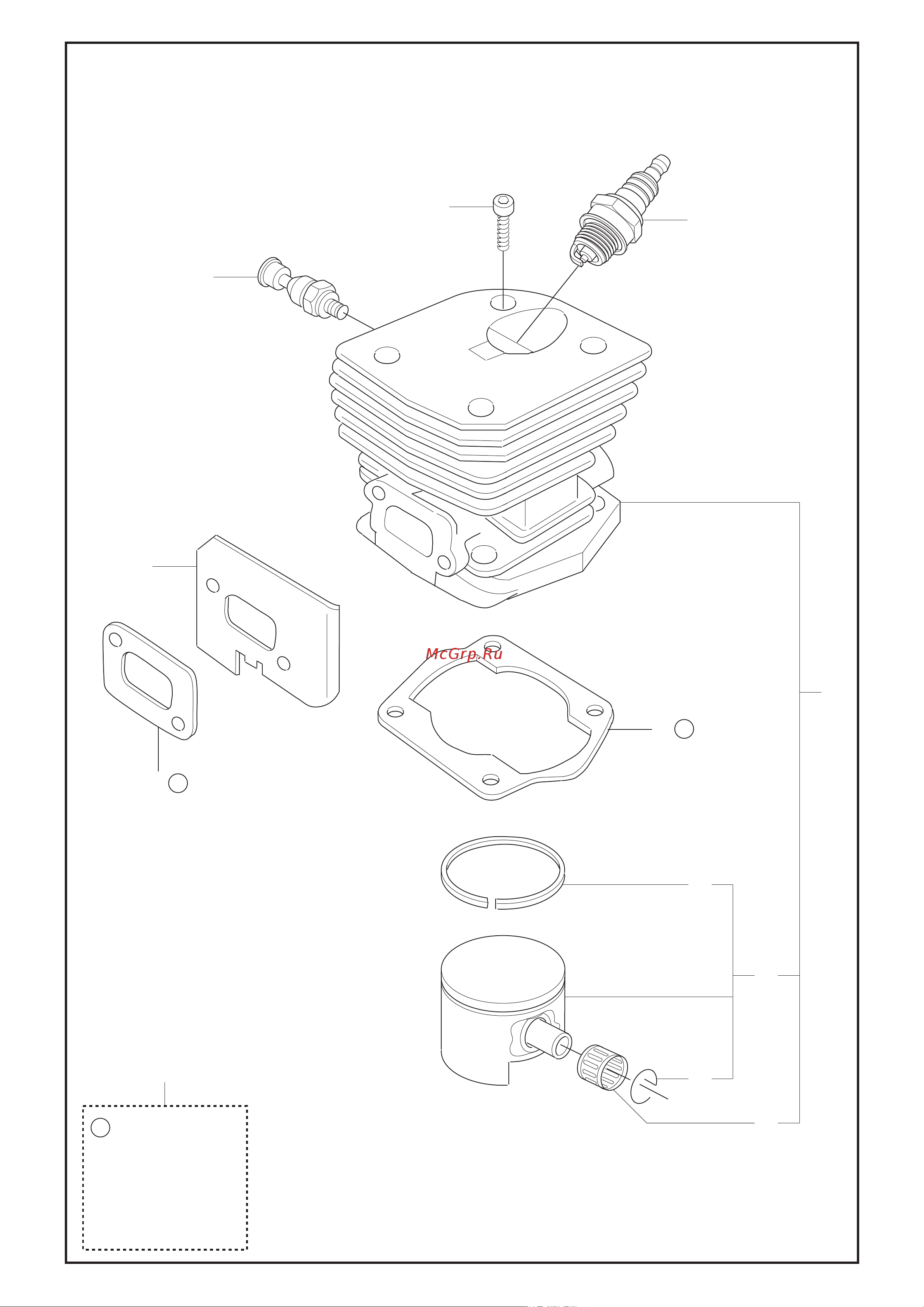 Husqvarna 346 XP (2009) parts [8/37] 94 28 02