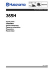 Husqvarna 365H (2006) parts Руководство по эксплуатации