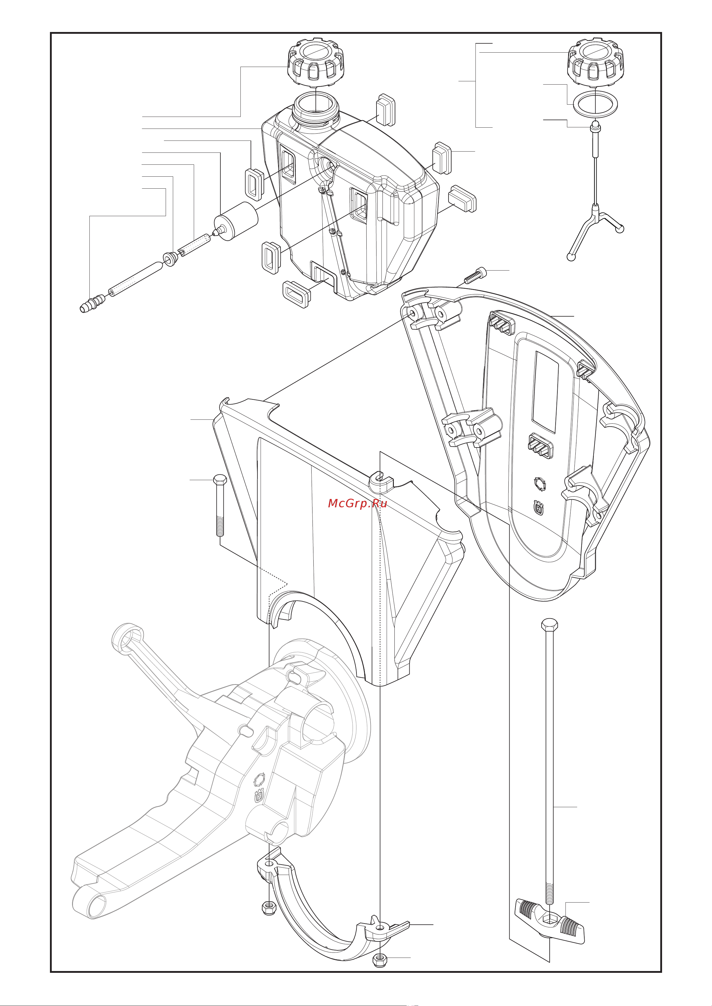 Husqvarna 365H (2006) parts Руководство по эксплуатации онлайн [8/14] 770797