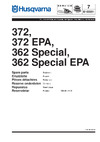 Husqvarna 372 (2001) parts Руководство по эксплуатации