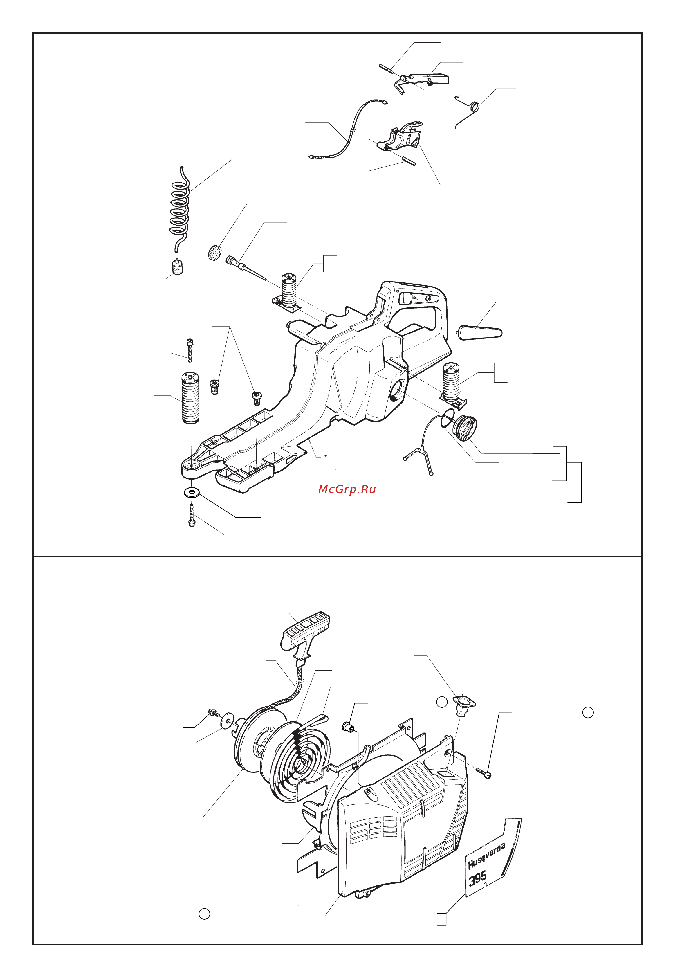 Husqvarna 395 (2001) parts Руководство по эксплуатации онлайн [5/9] 770813
