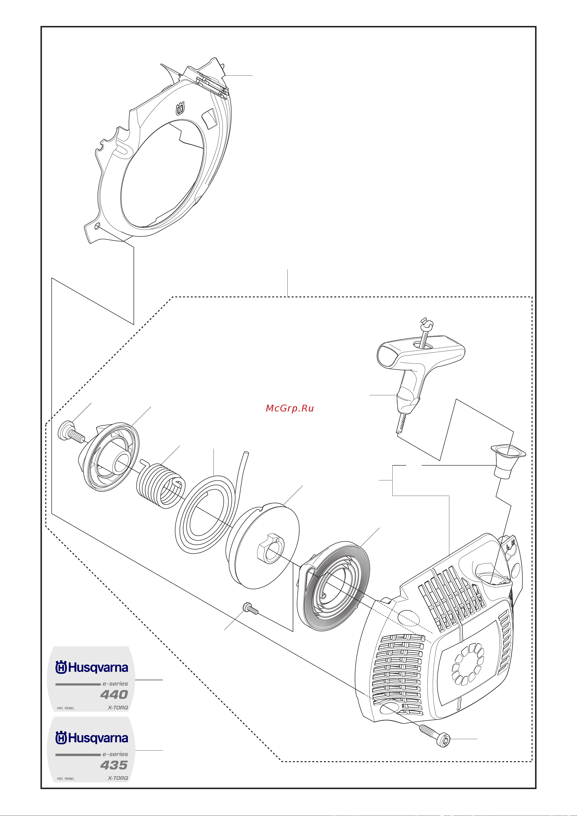Husqvarna 440e (2009) parts Руководство по эксплуатации онлайн [12/39] 770814