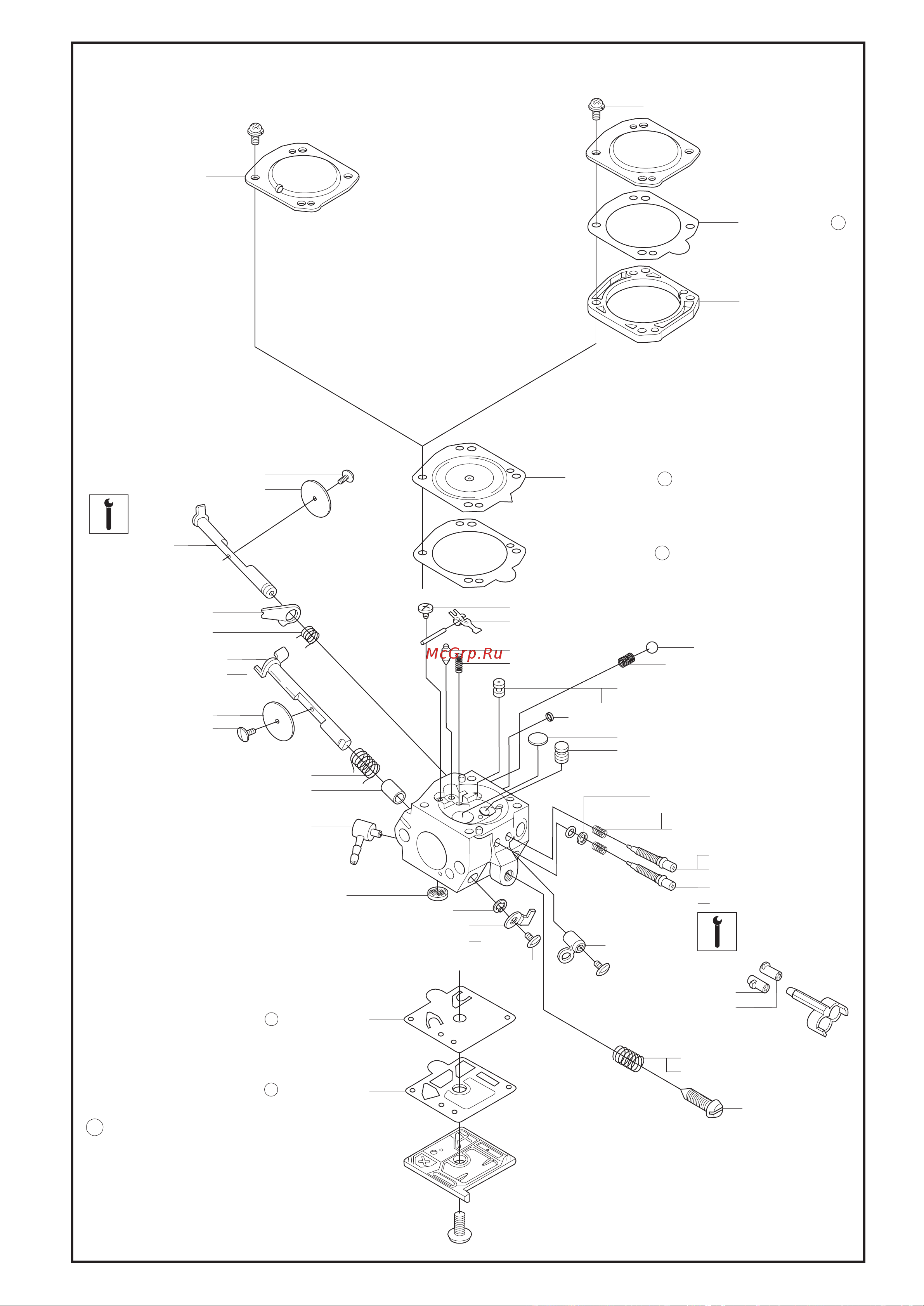 Husqvarna 359 (2007) parts [14/18] Set of gaskets dichtungssatz jeu de joints juego de juntas packningssats