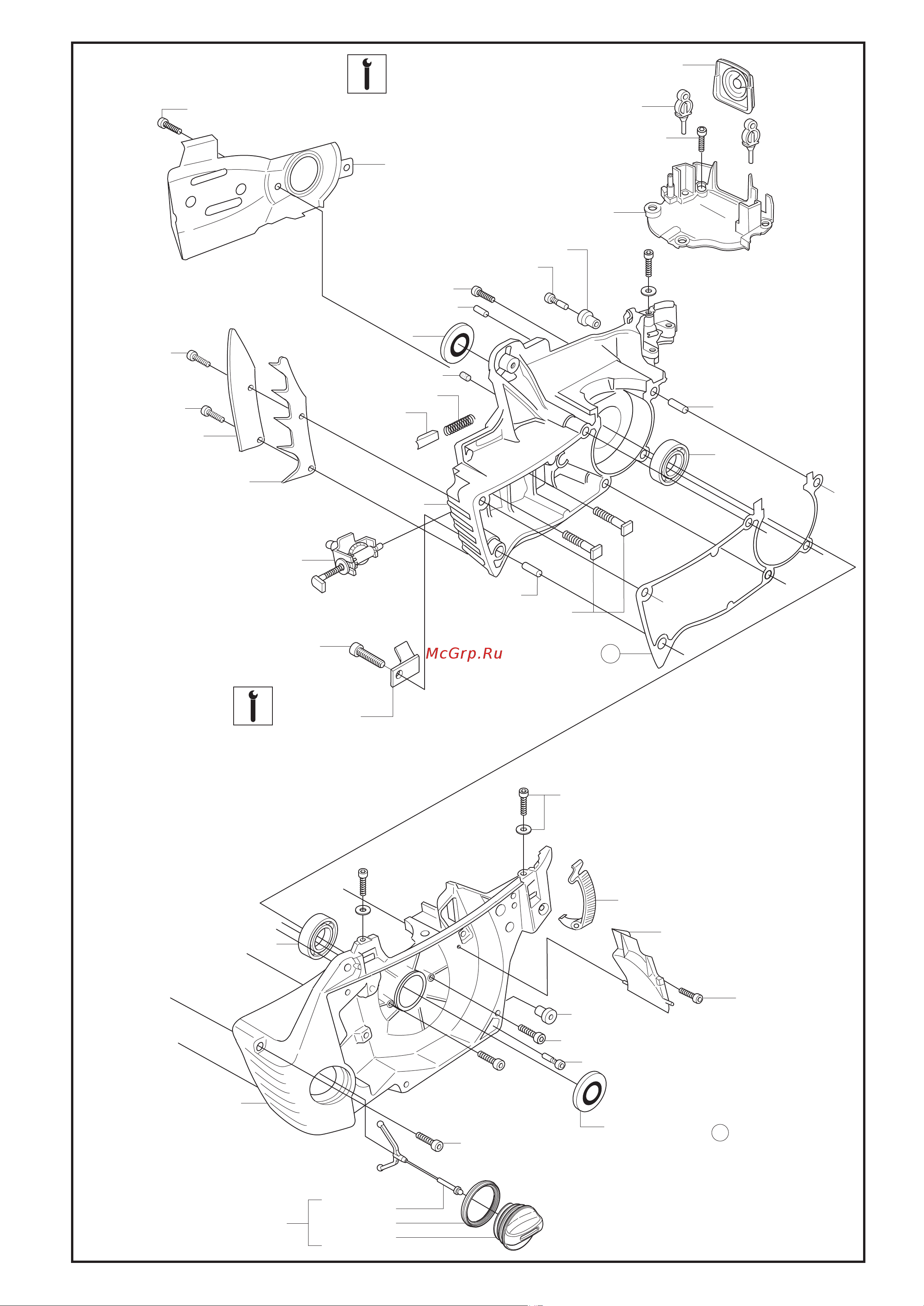 Husqvarna 359 (2007) parts [9/18] Set of gaskets dichtungssatz jeu de joints juego de juntas packningssats