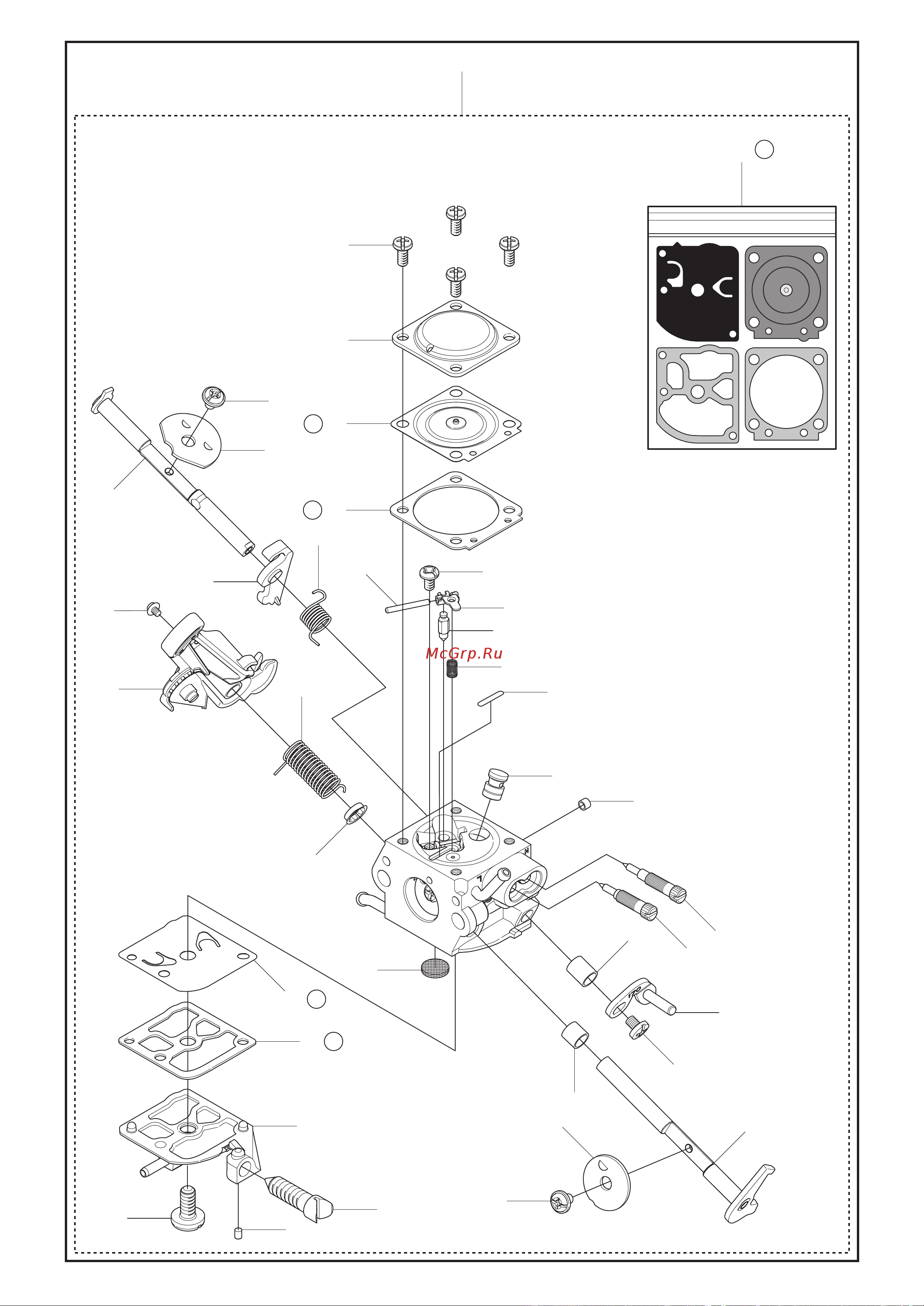 Husqvarna 450e (2007) parts [32/41] Zama c1m el37b