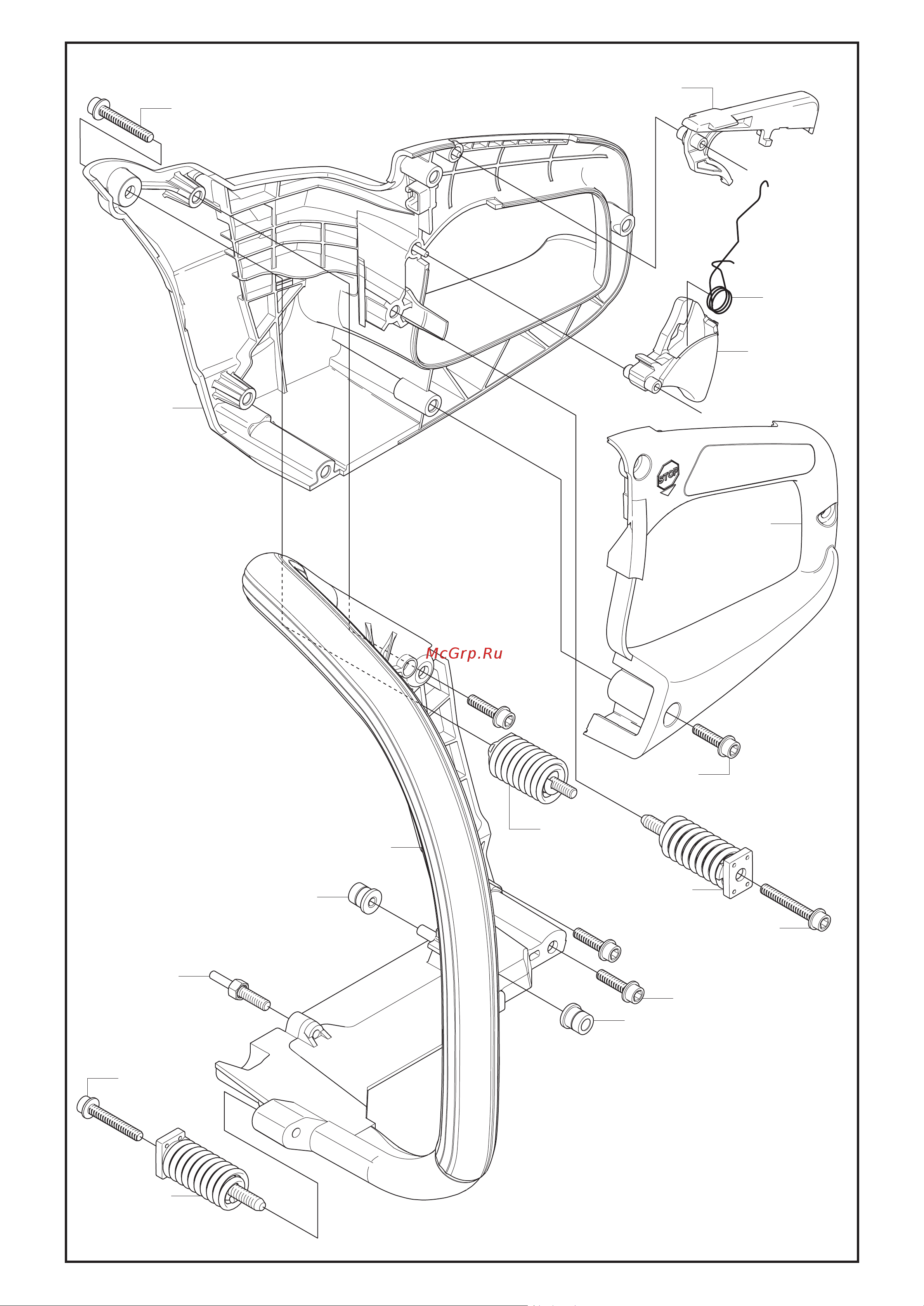 Husqvarna 455 Rancher (2005) parts Руководство по эксплуатации онлайн [9/12] 770822
