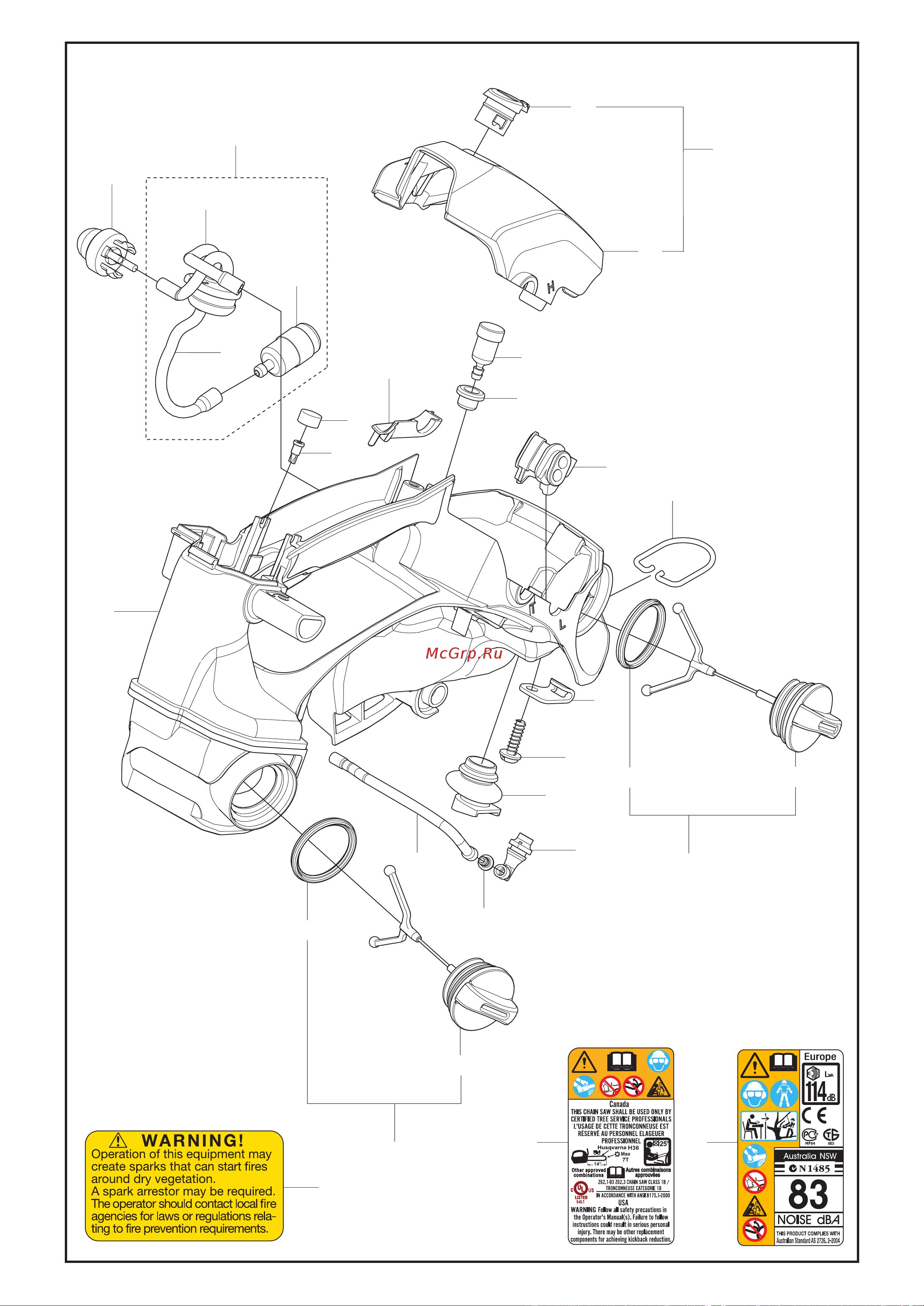 Husqvarna T435 (2009) parts Руководство по эксплуатации онлайн [16/27] 770827