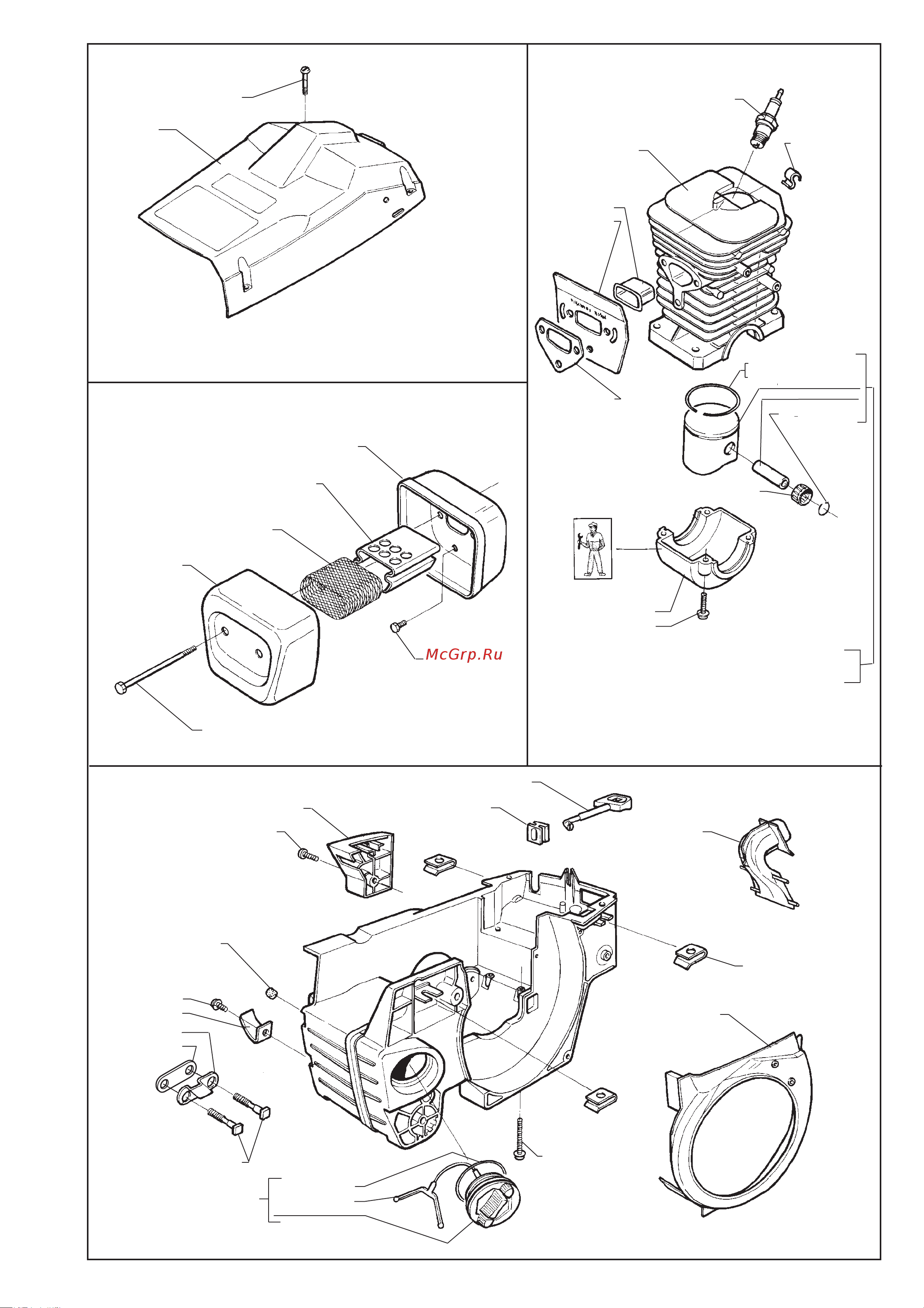 Husqvarna 141 (1998) parts Руководство по эксплуатации онлайн [3/8] 770831