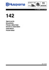 Husqvarna 142 (2005) parts Руководство по эксплуатации