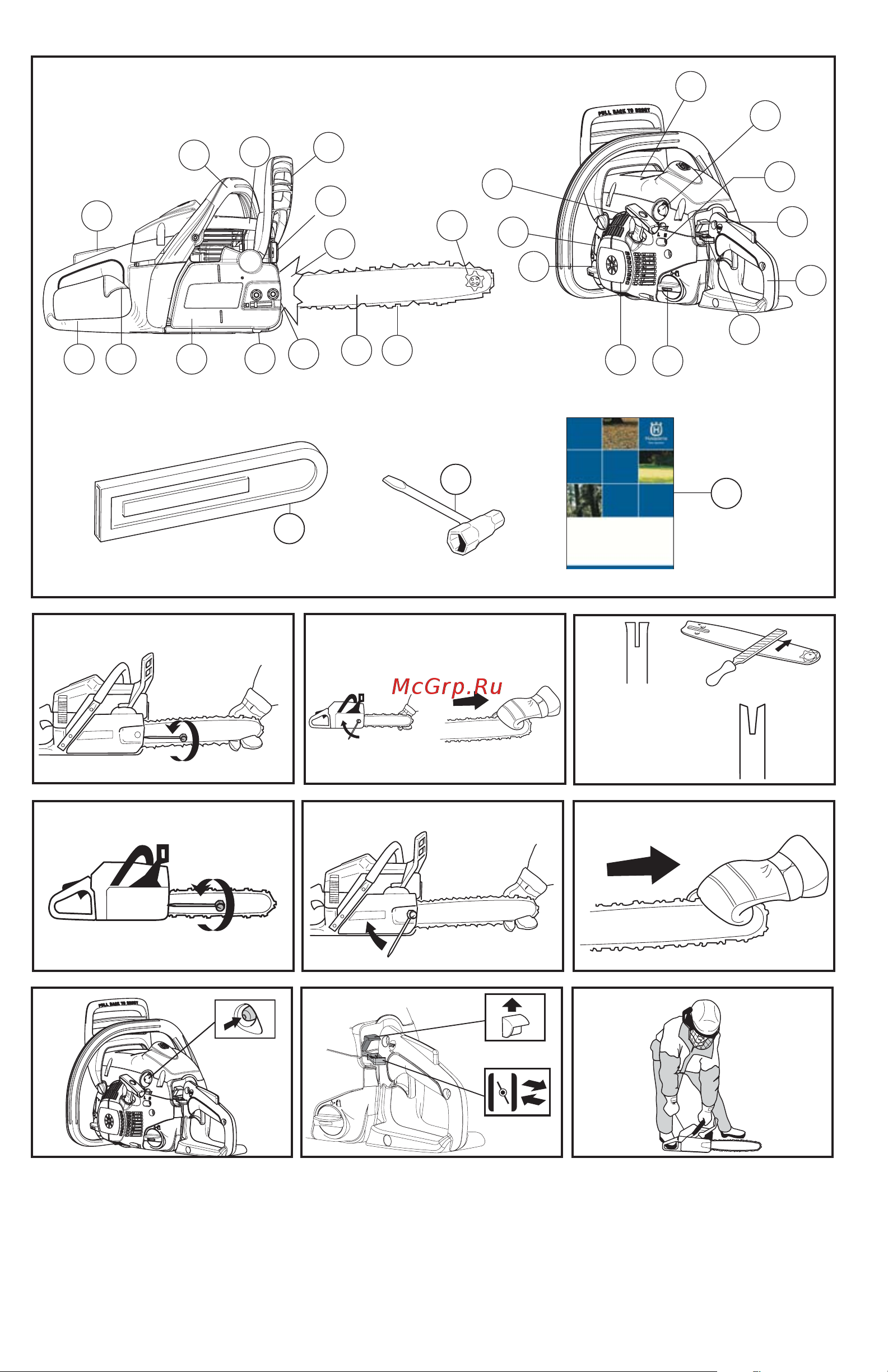 Husqvarna 240 (2008) Руководство по эксплуатации онлайн [2/32] 770852