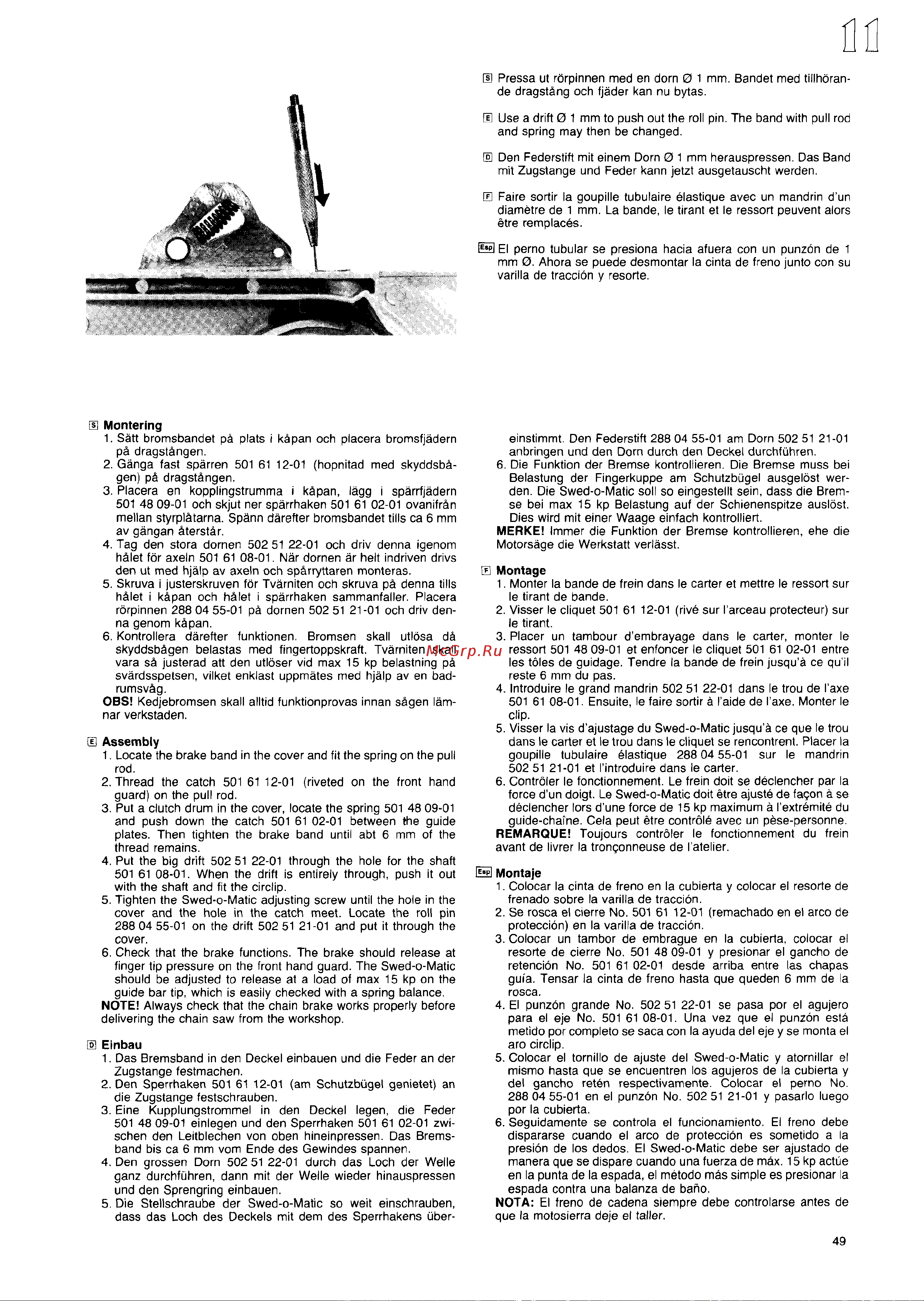 Husqvarna 44 (1987) Руководство по эксплуатации онлайн [48/55] 770876