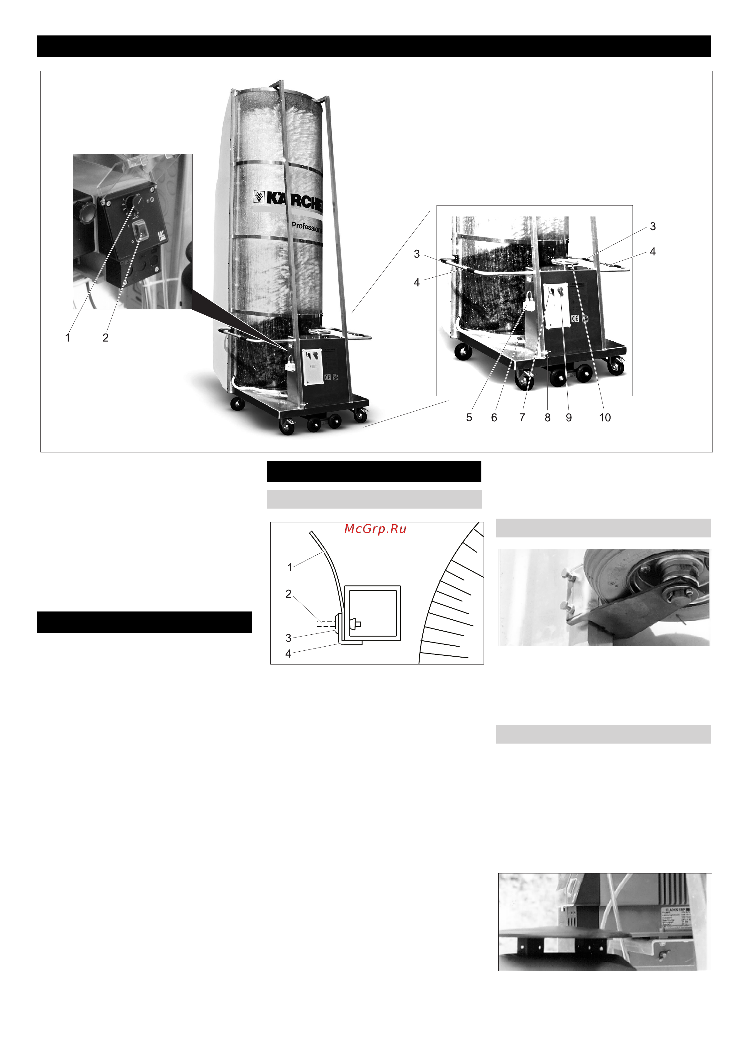 Karcher RBS 6014 [14/88] Control elements
