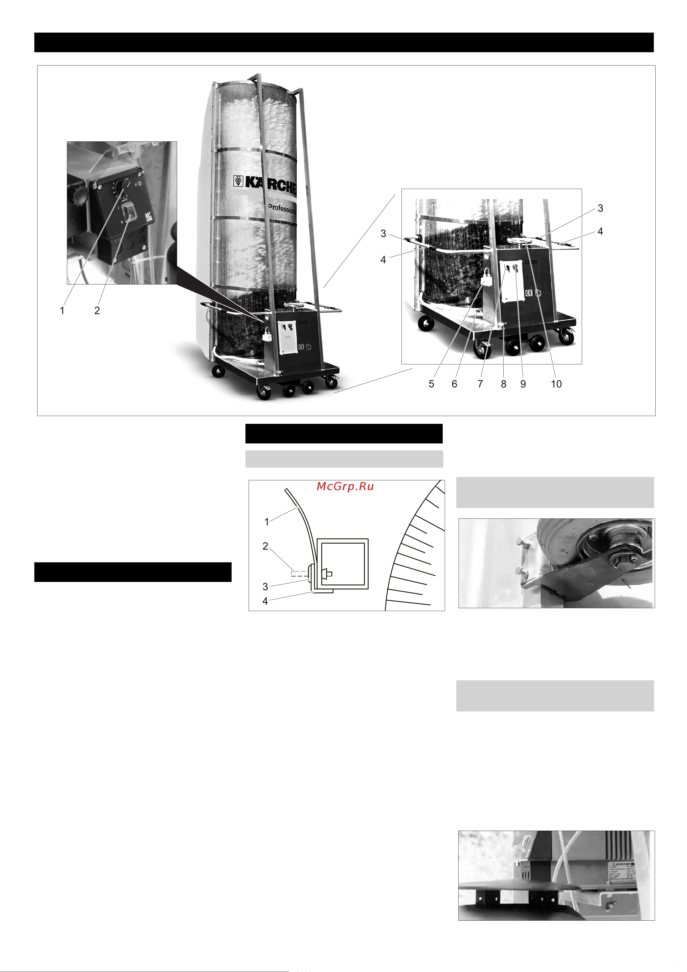 Karcher RBS 6014 [32/88] Dispositivi di comando