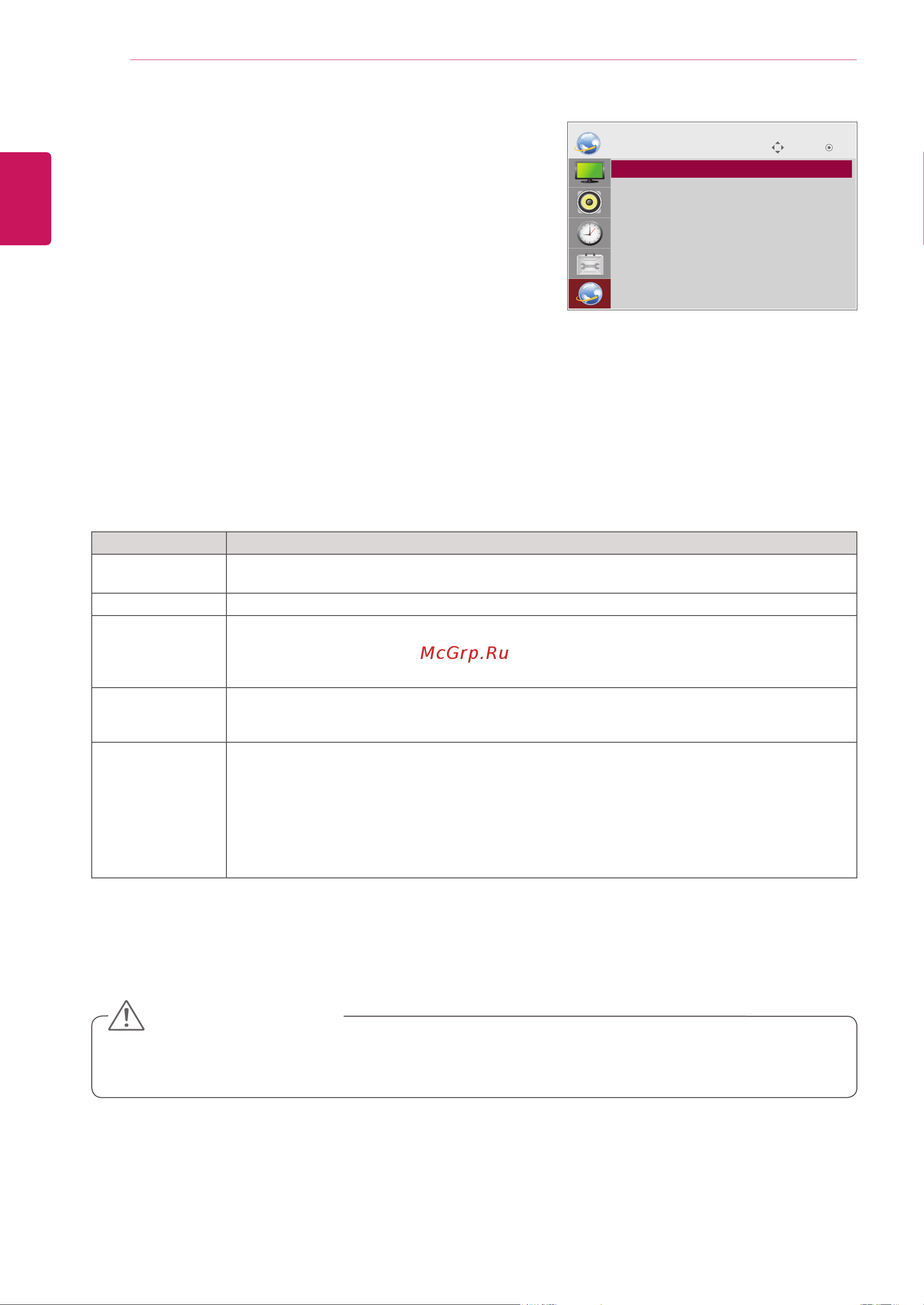 LG 42WL10MS-B [50/82] Установкисети