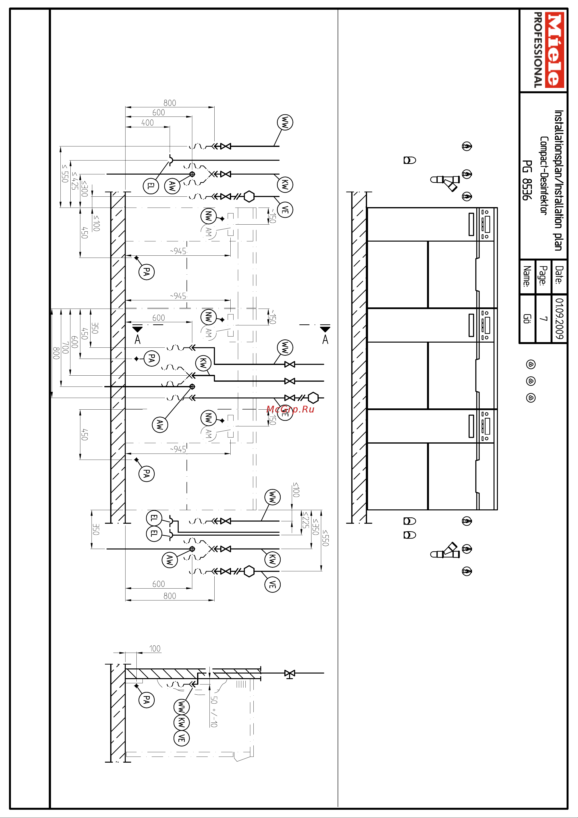 Miele PG 8536 LFM Руководство по эксплуатации онлайн [8/8] 770935