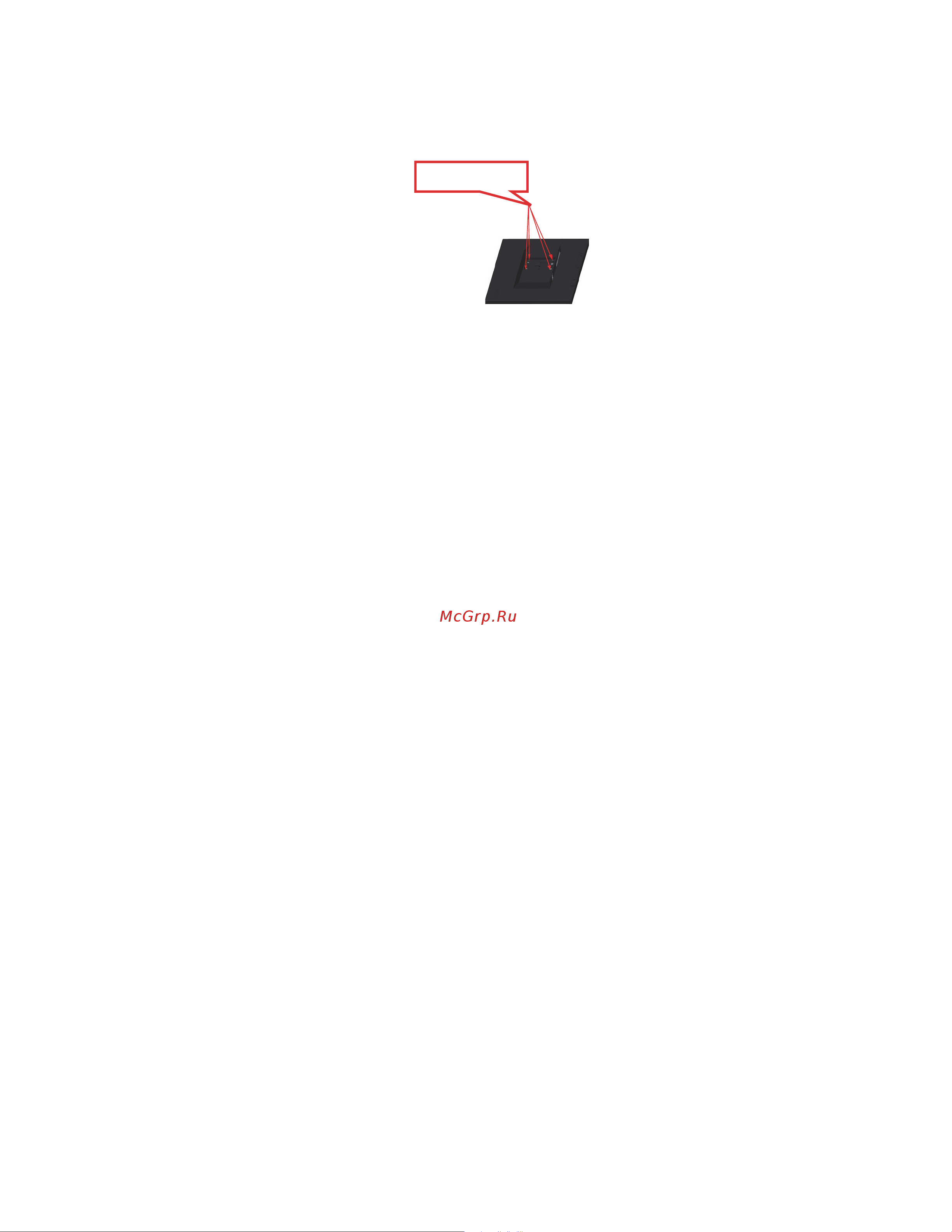 Lenovo ThinkVision P27h-10 [26/41] Vesa hole