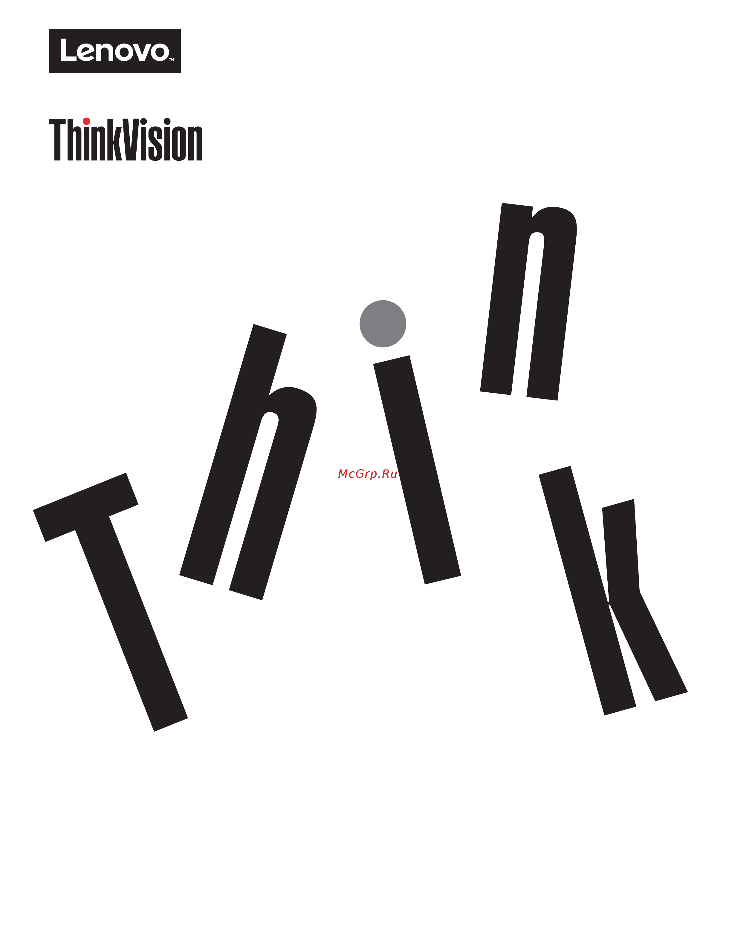 Lenovo ThinkVision T23i 61ABMAT1EU Руководство по эксплуатации онлайн