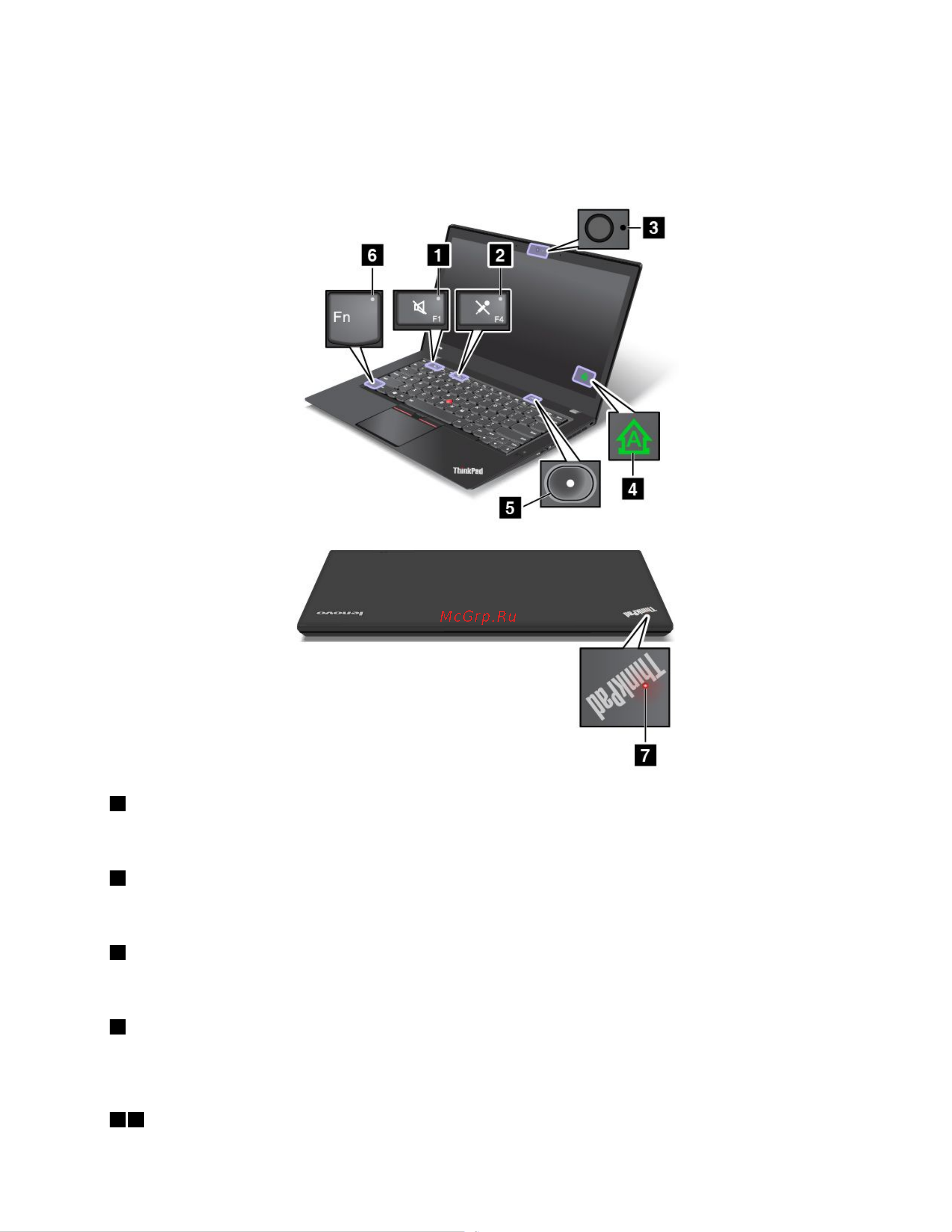 Lenovo ThinkPad X1 Carbon 20KH006DRT [27/181] Индикаторы состояния