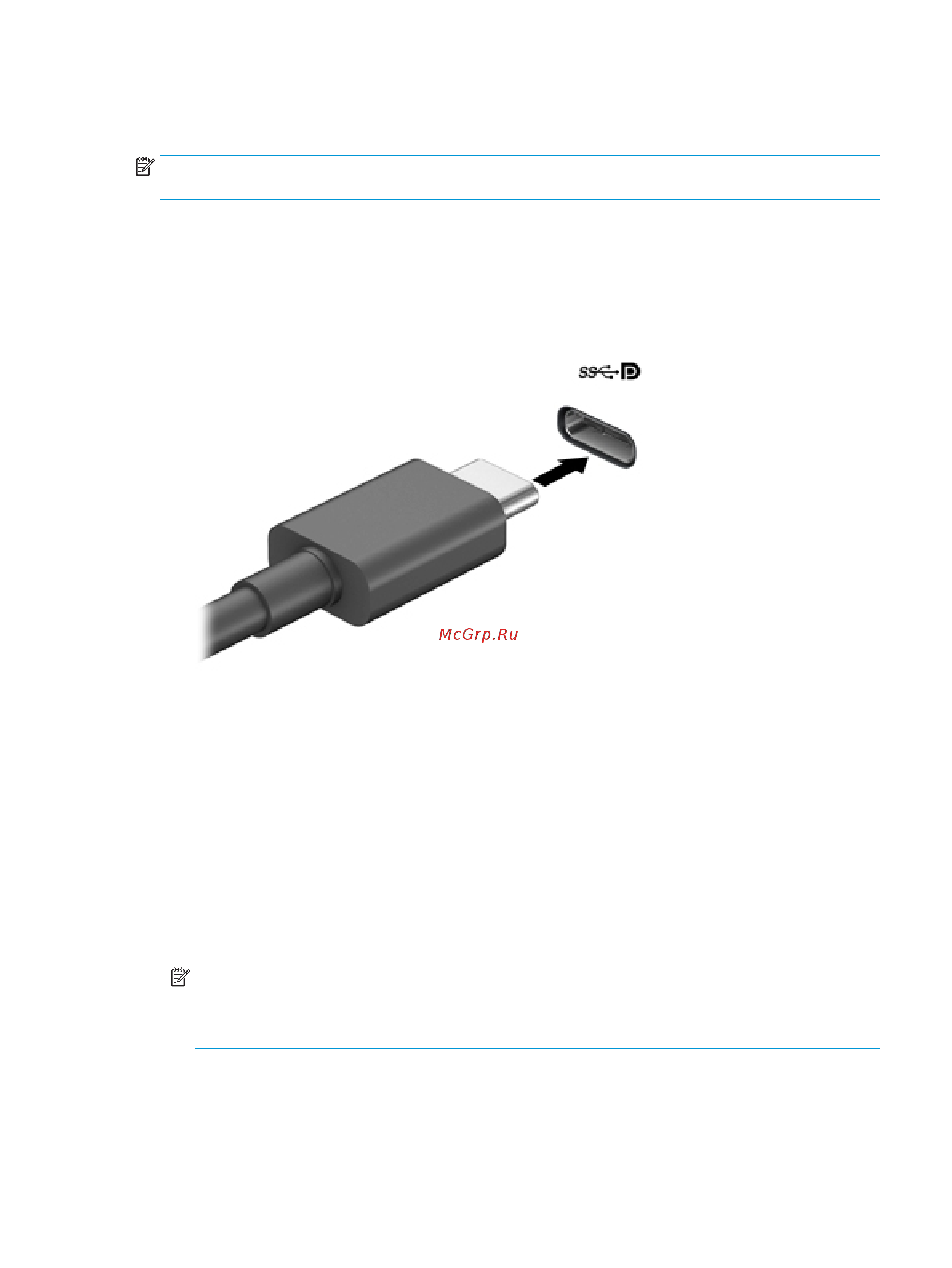 HEWLETT-PACKARD HP EliteBook 840 G6 (7KN33EA) [47/104] Подключение устройства displayport с использованием кабеля usb type c только на некоторых моделях