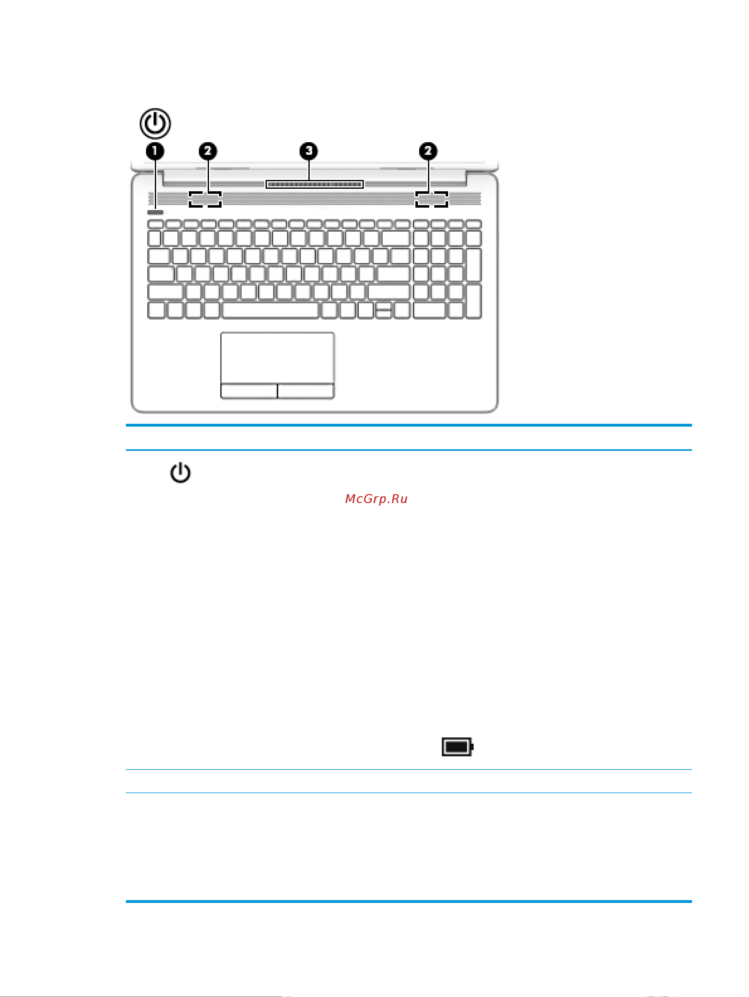 HEWLETT-PACKARD HP 250 G7 (6BP52EA) [21/80] Кнопка вентиляционное отверстие и динамики