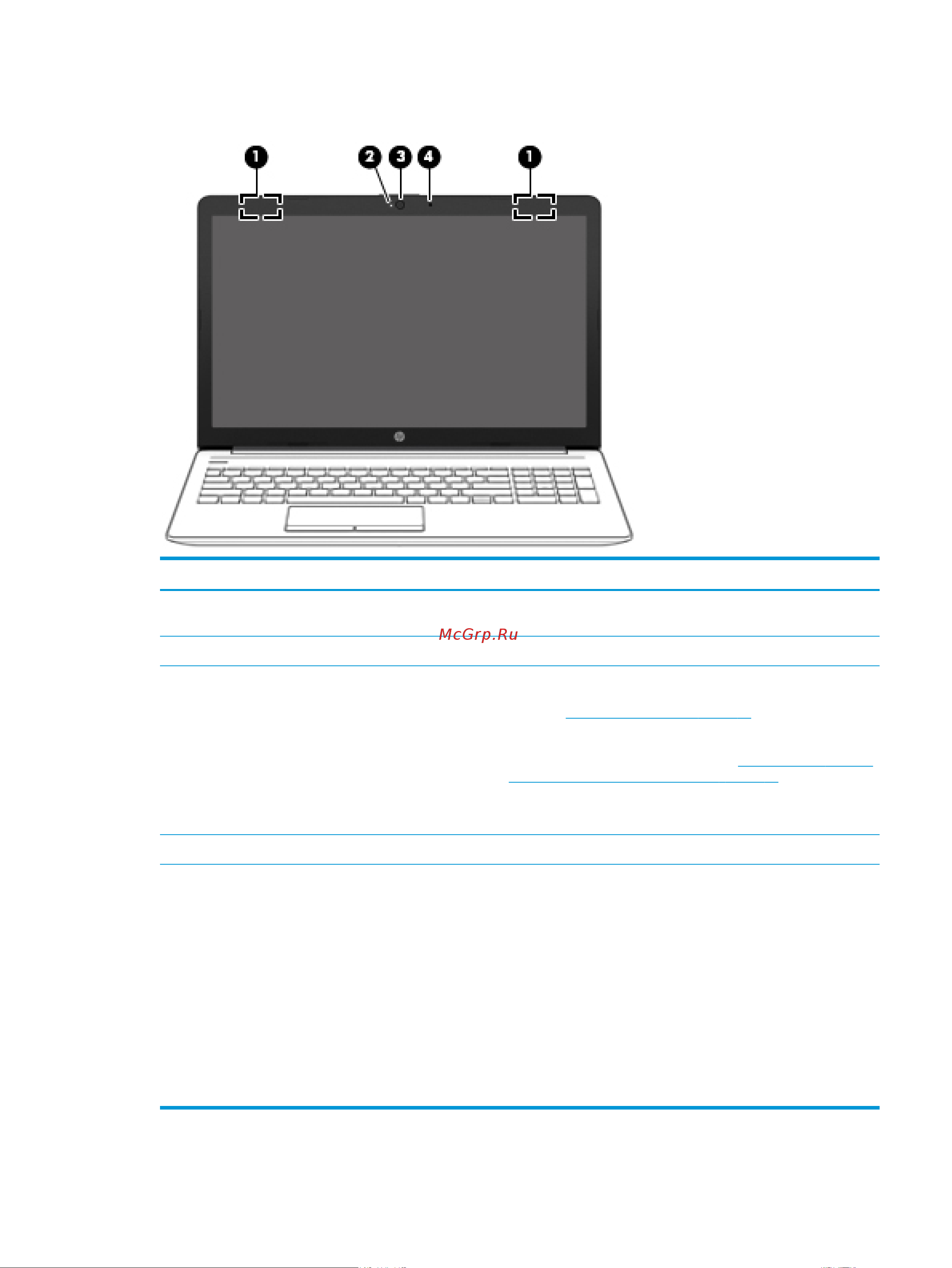 HEWLETT-PACKARD HP 15-da0407ur (6PX18EA) [19/78] Дисплей