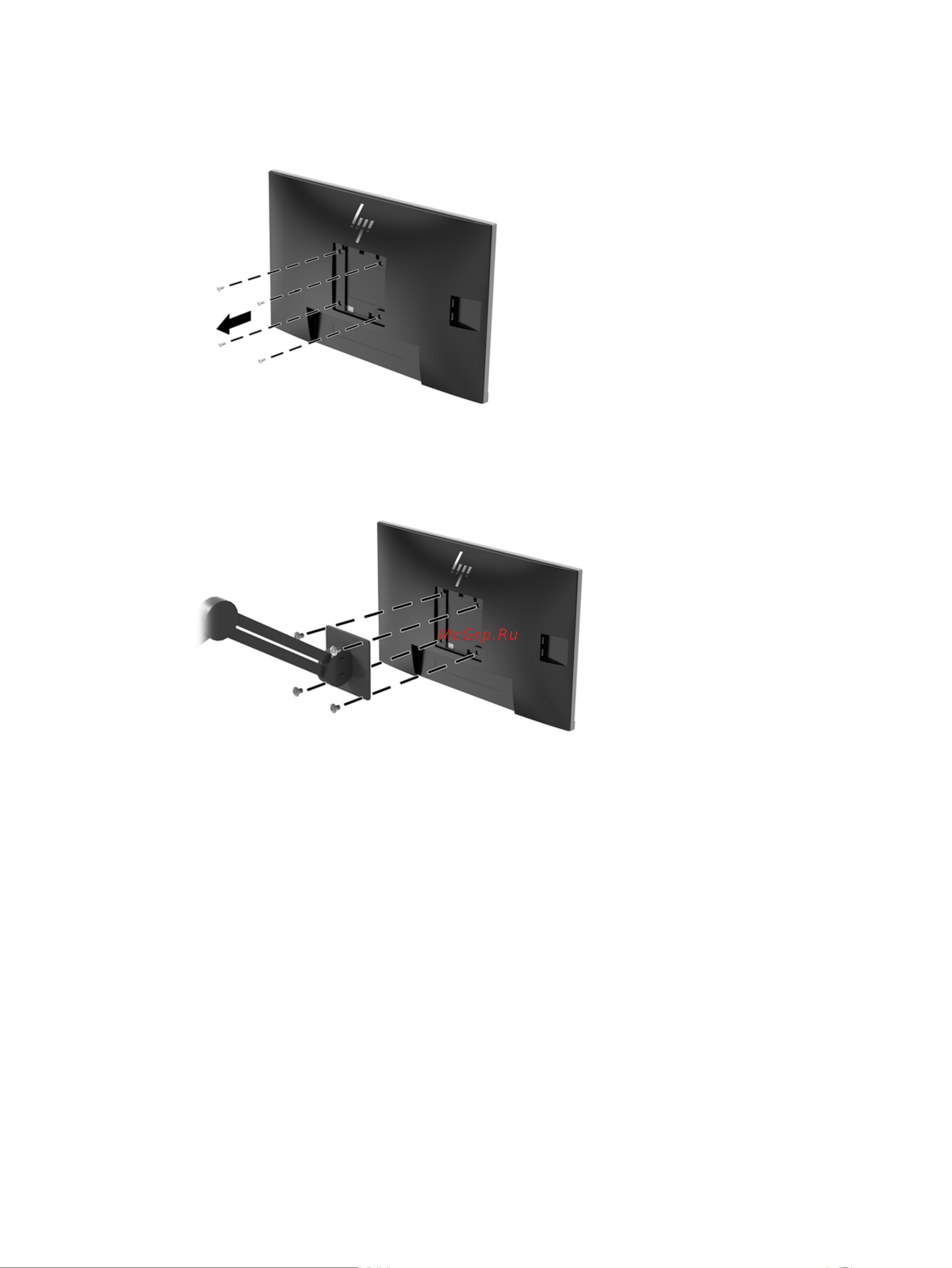 HEWLETT-PACKARD HP EliteDisplay E243d [21/40] Крепление монтажного кронштейна vesa