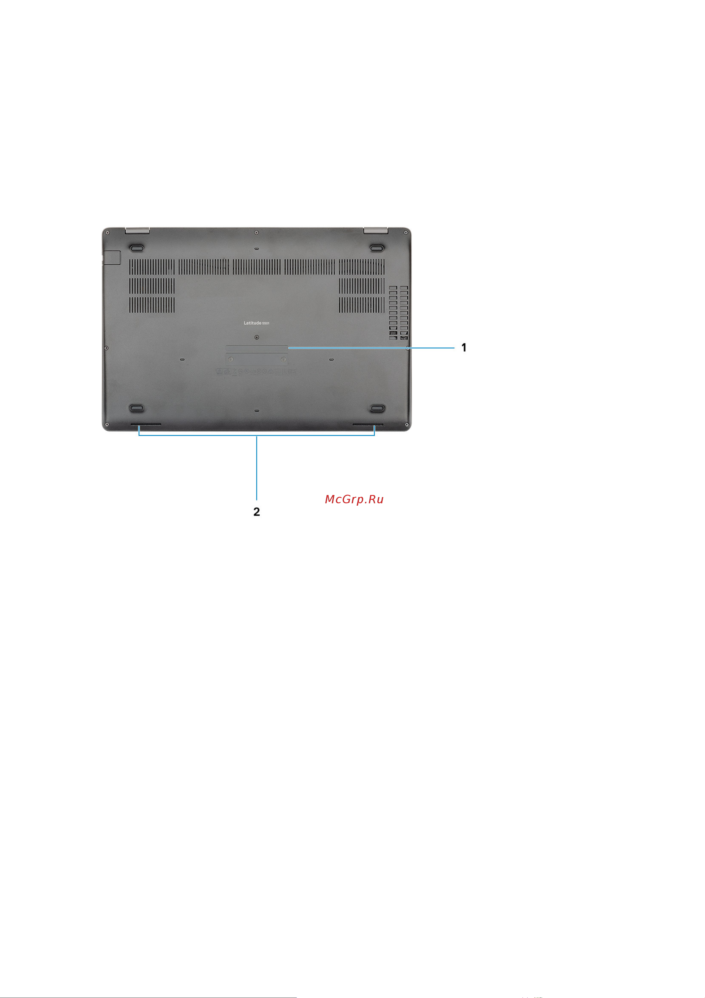 Dell Latitude 5501-4340 [12/45] Вид снизу