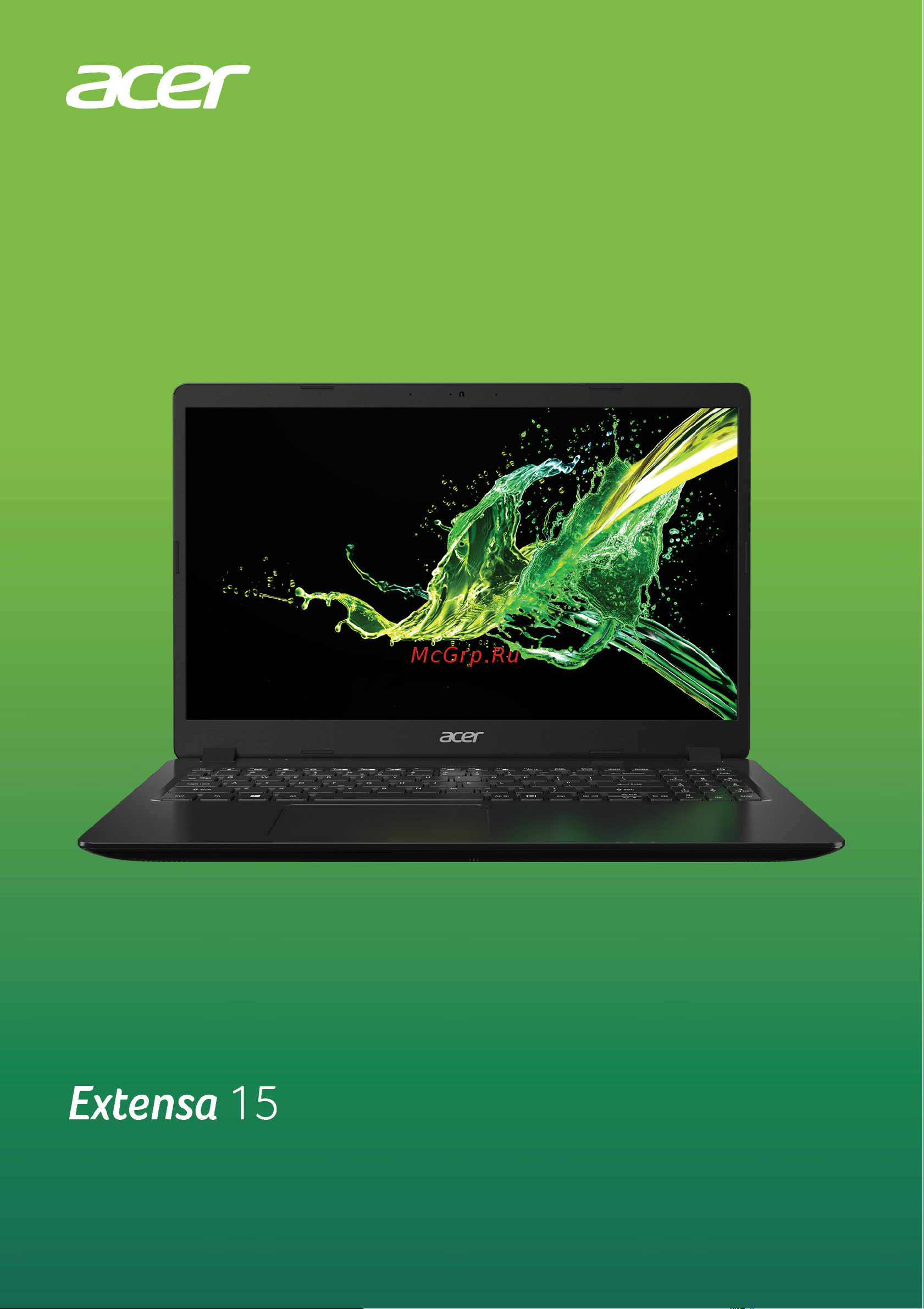 Acer Extensa 15 EX215-51KG-387X (NX.EFQER.00C) Руководство по эксплуатации онлайн