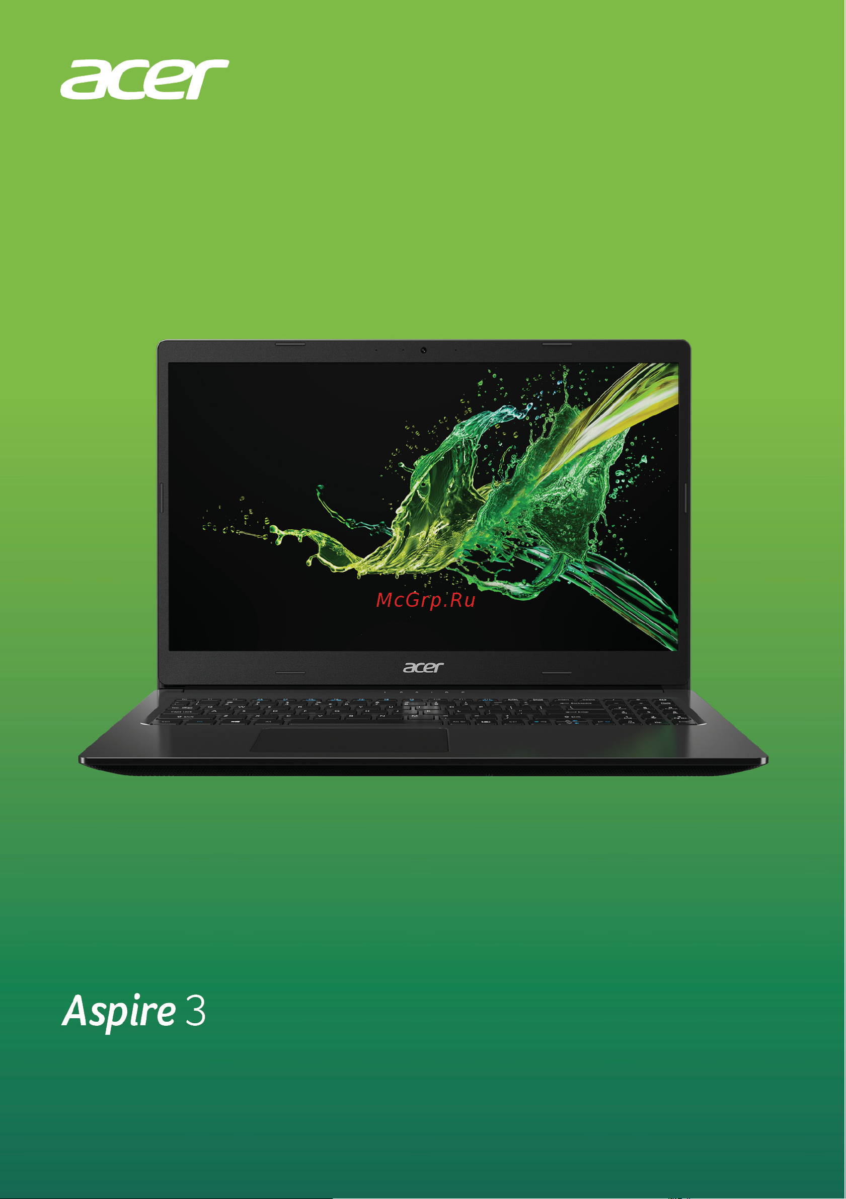 Acer Aspire A315-54K-33XX (NX.HEEER.008) Руководство по эксплуатации онлайн