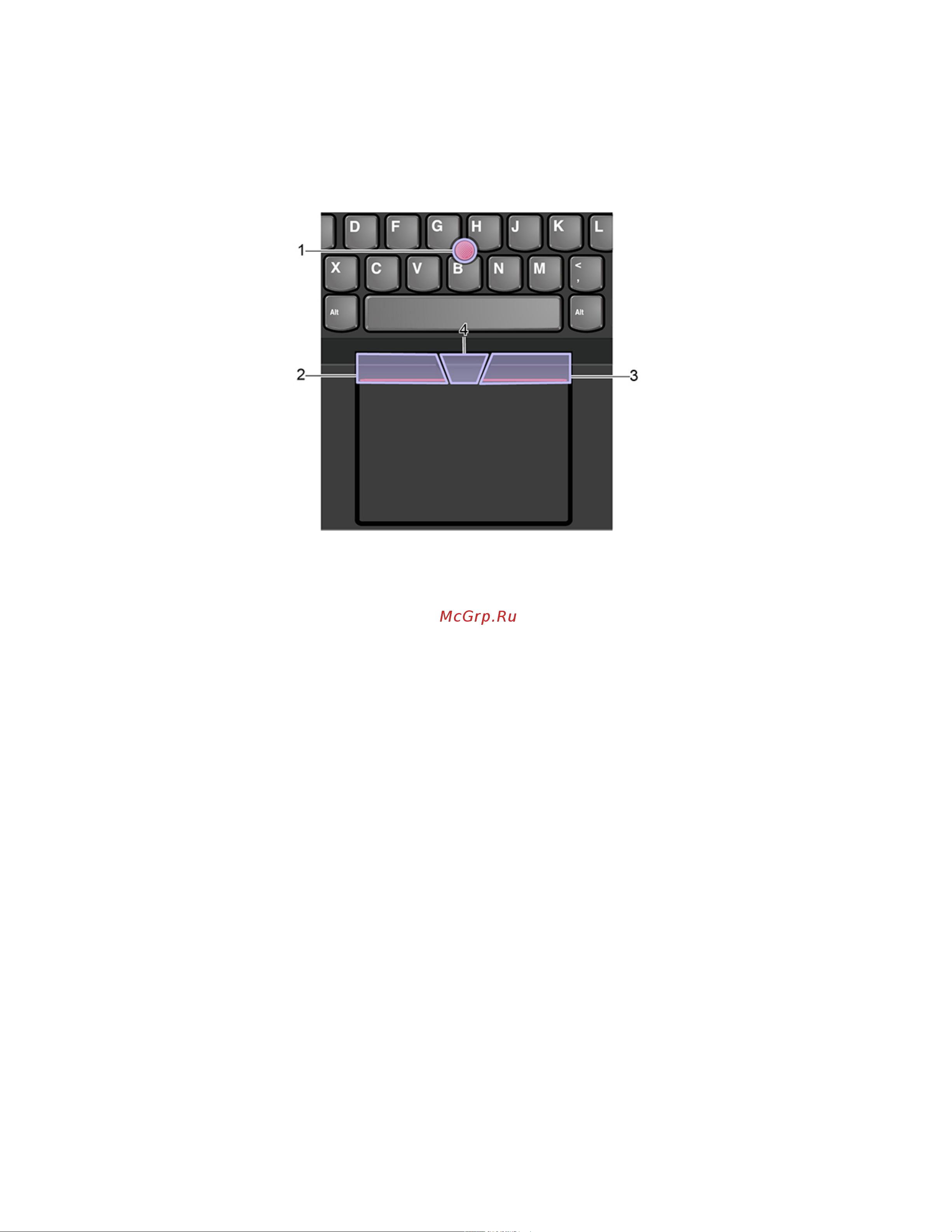 Lenovo ThinkPad E490 (20N80029RT) [24/120] Использование манипулятора trackpoint