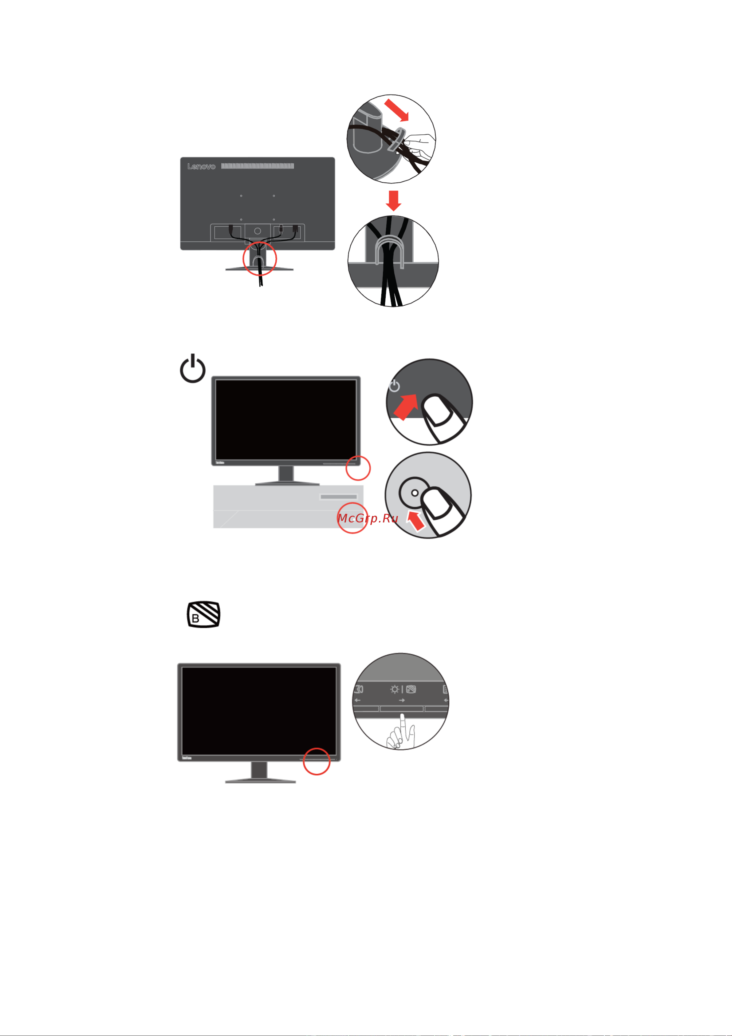 Lenovo ThinkVision E24-10 Руководство по эксплуатации онлайн [10/33] 771156