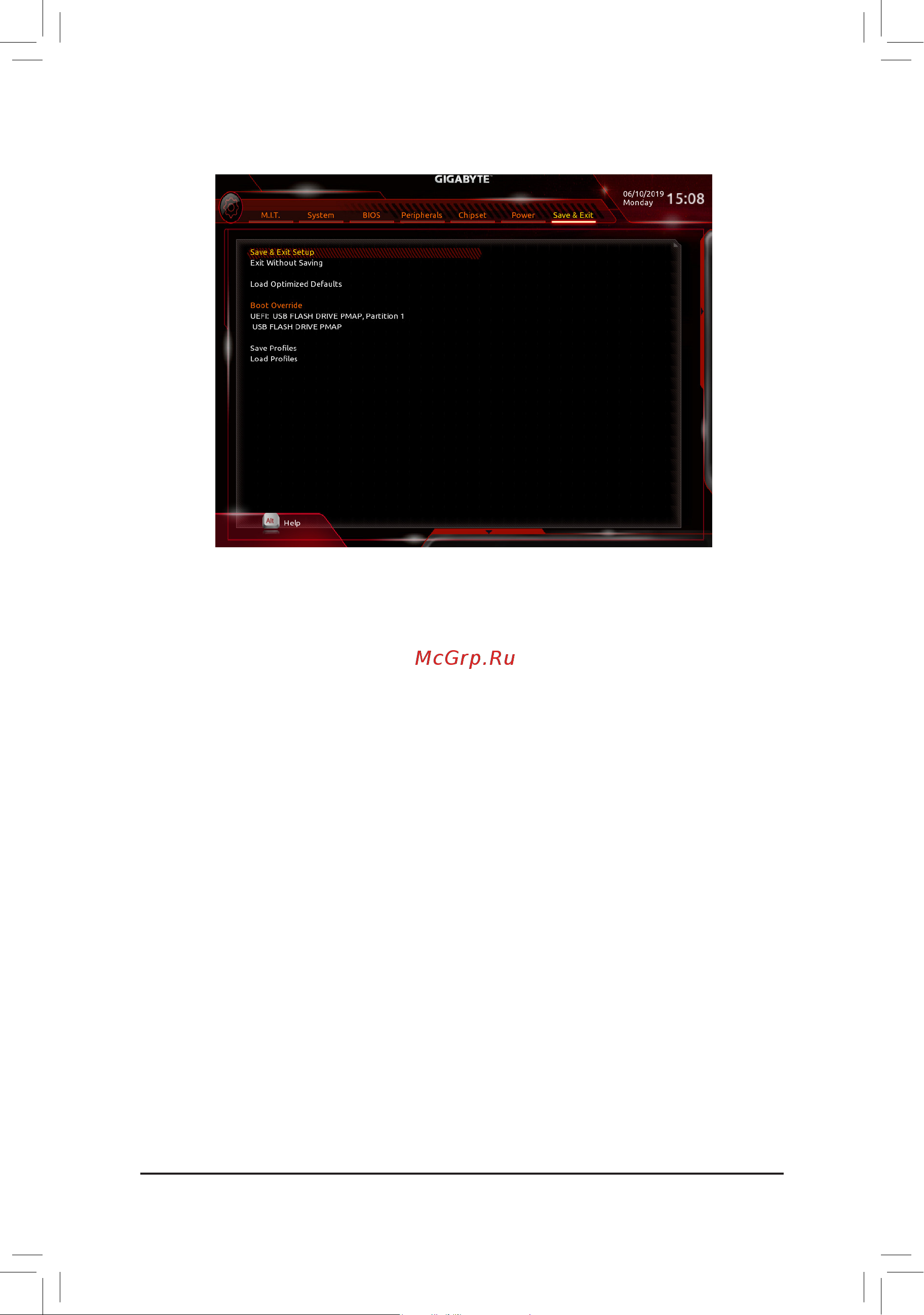 Gigabyte B365 S1151 MATX B365M H [36/44] 9 save exit