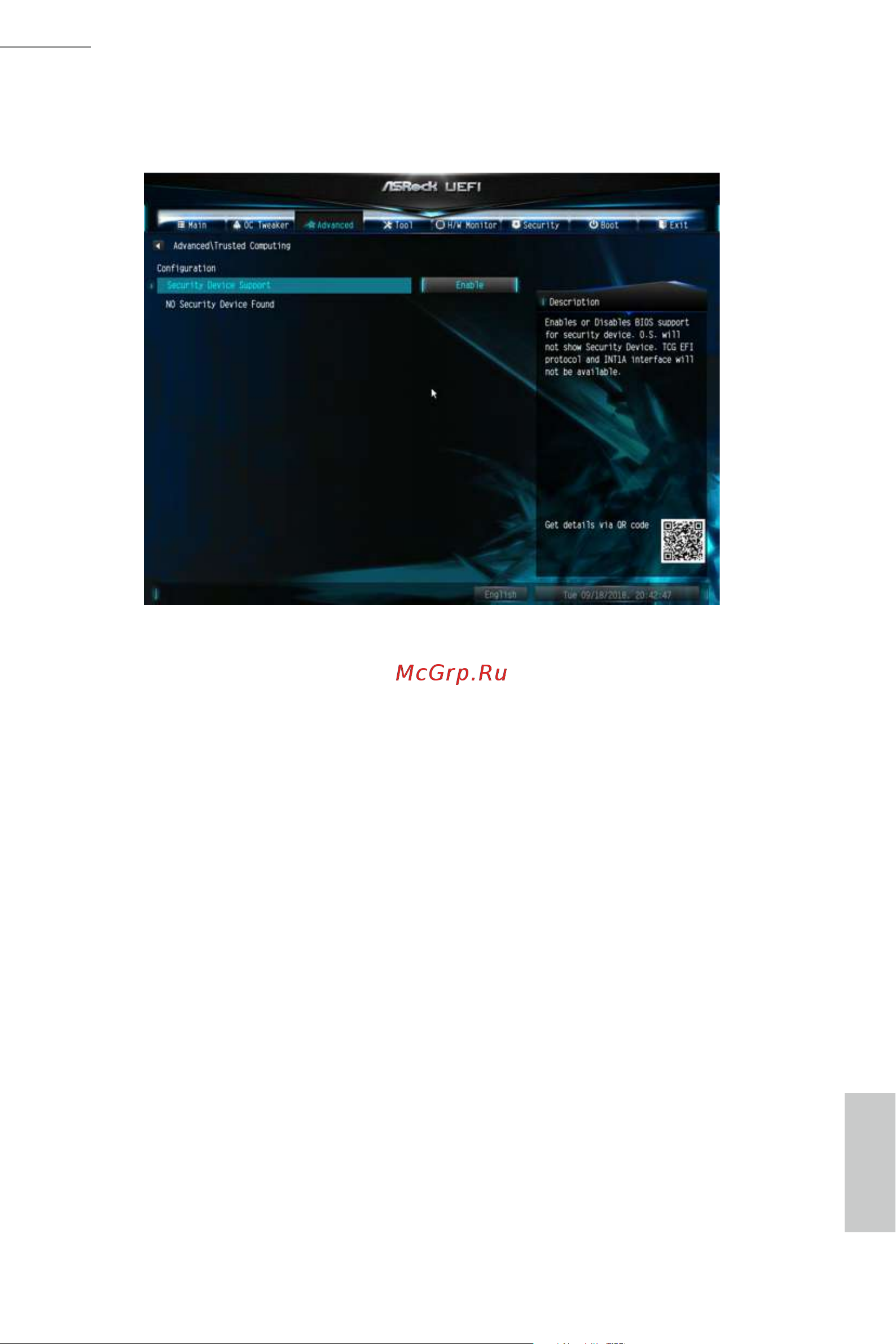 ASRock AMD A320 SAM4 MATX A320M-DVS R4.0 [64/83] Trusted computing