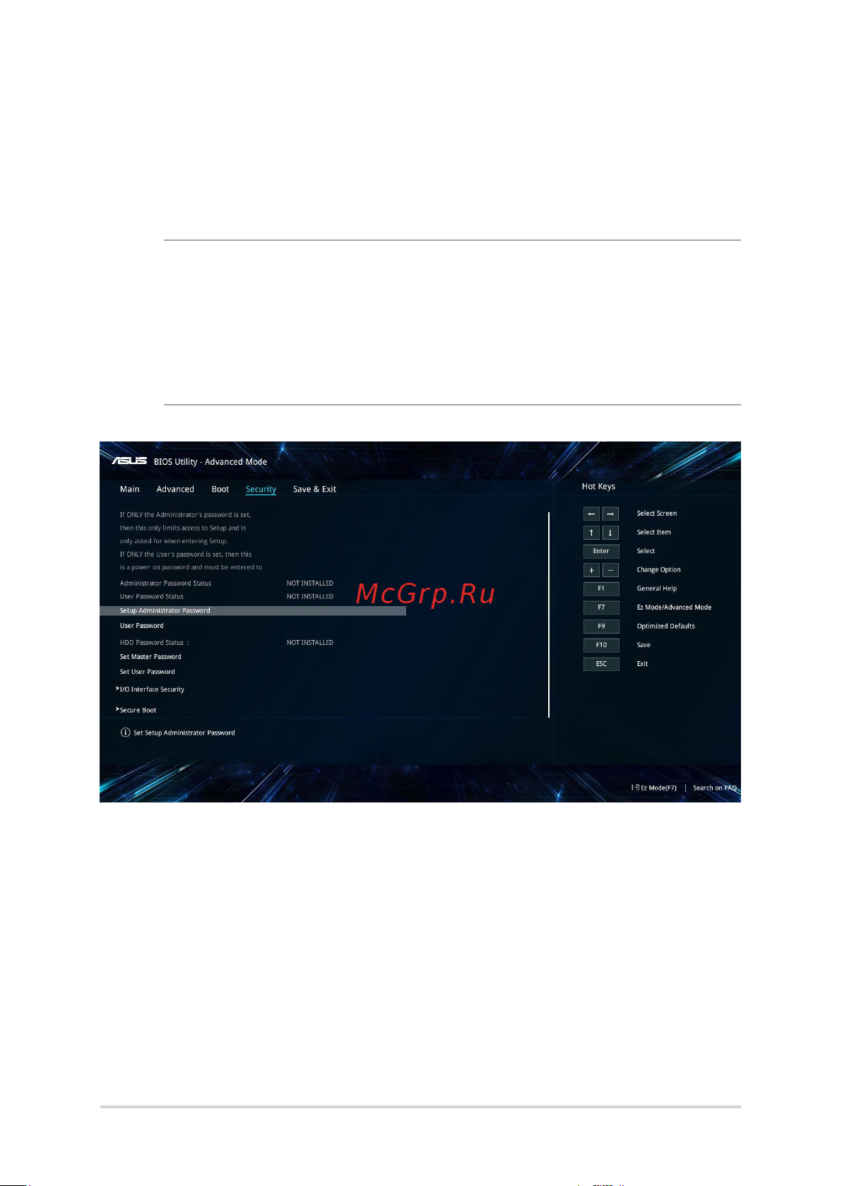 Asus X543UA-GQ1836T 90NB0HF7-M28560 [65/102] Безопасность