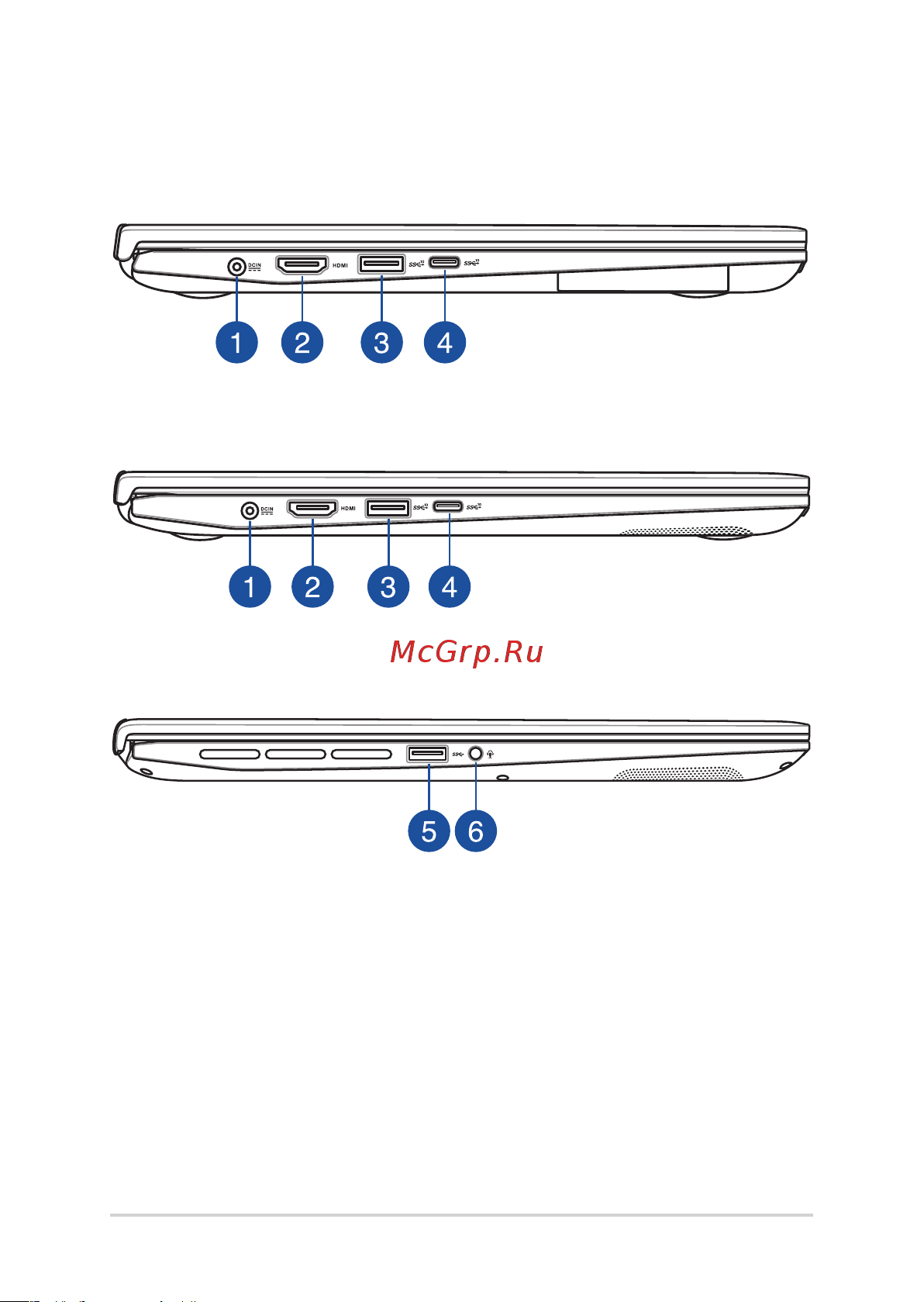 Asus UX534FTC (Q1-20) 90NB0NK3-M03680 [28/112] Левая сторона