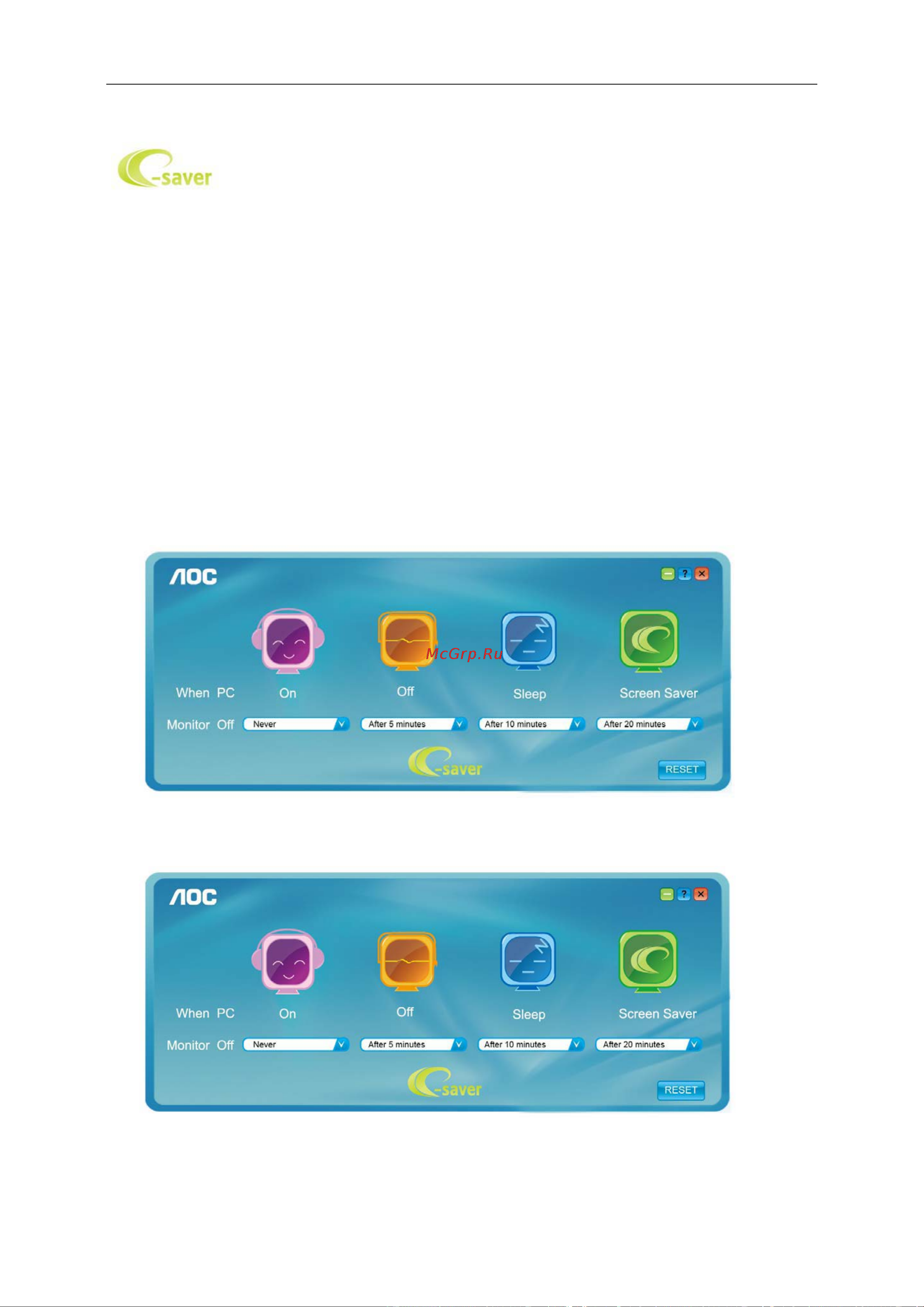 AOC ValueLine M2470SWDA2 [45/63] E saver