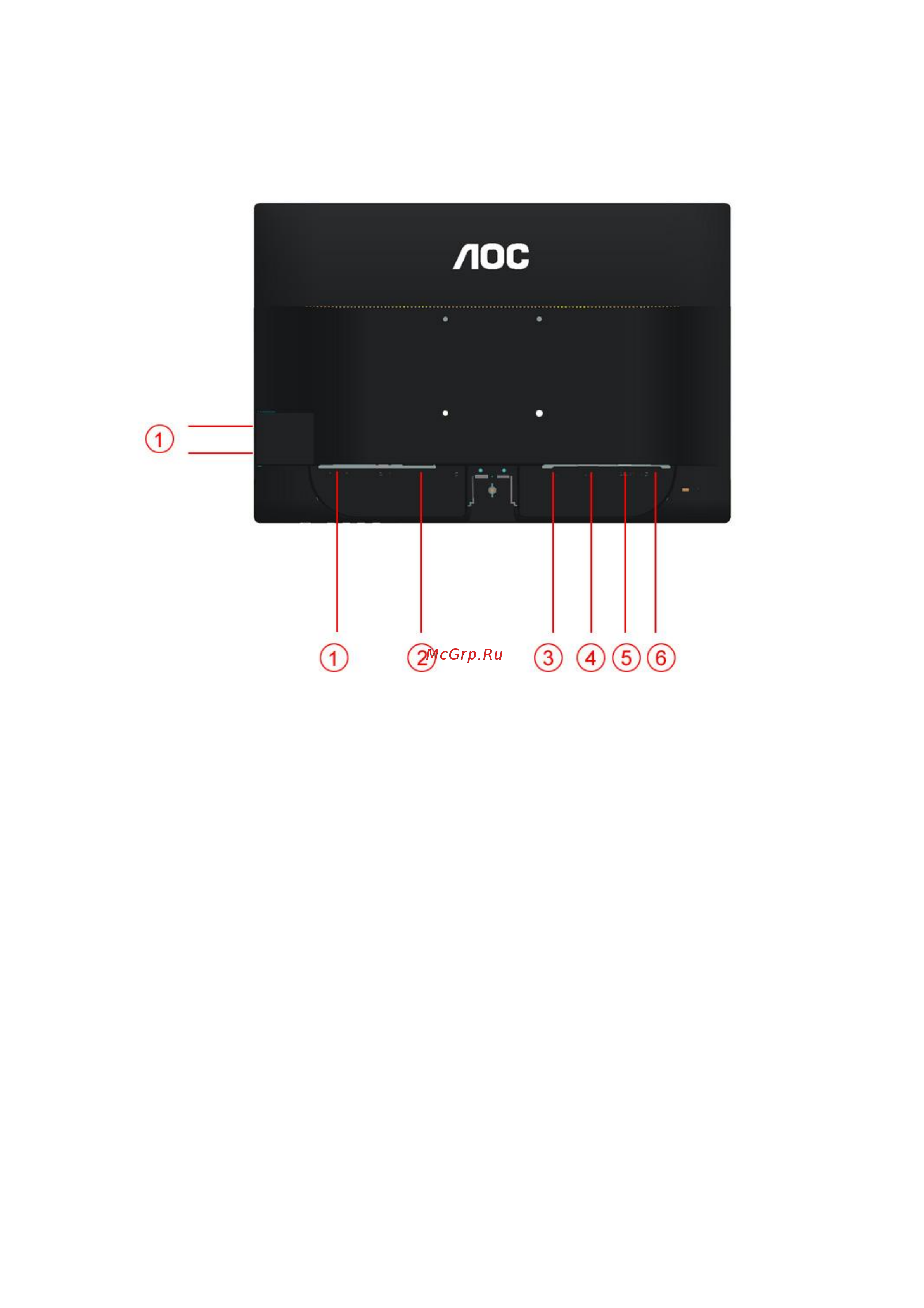 AOC Professional l960SRDA [14/66] Connecting the monitor