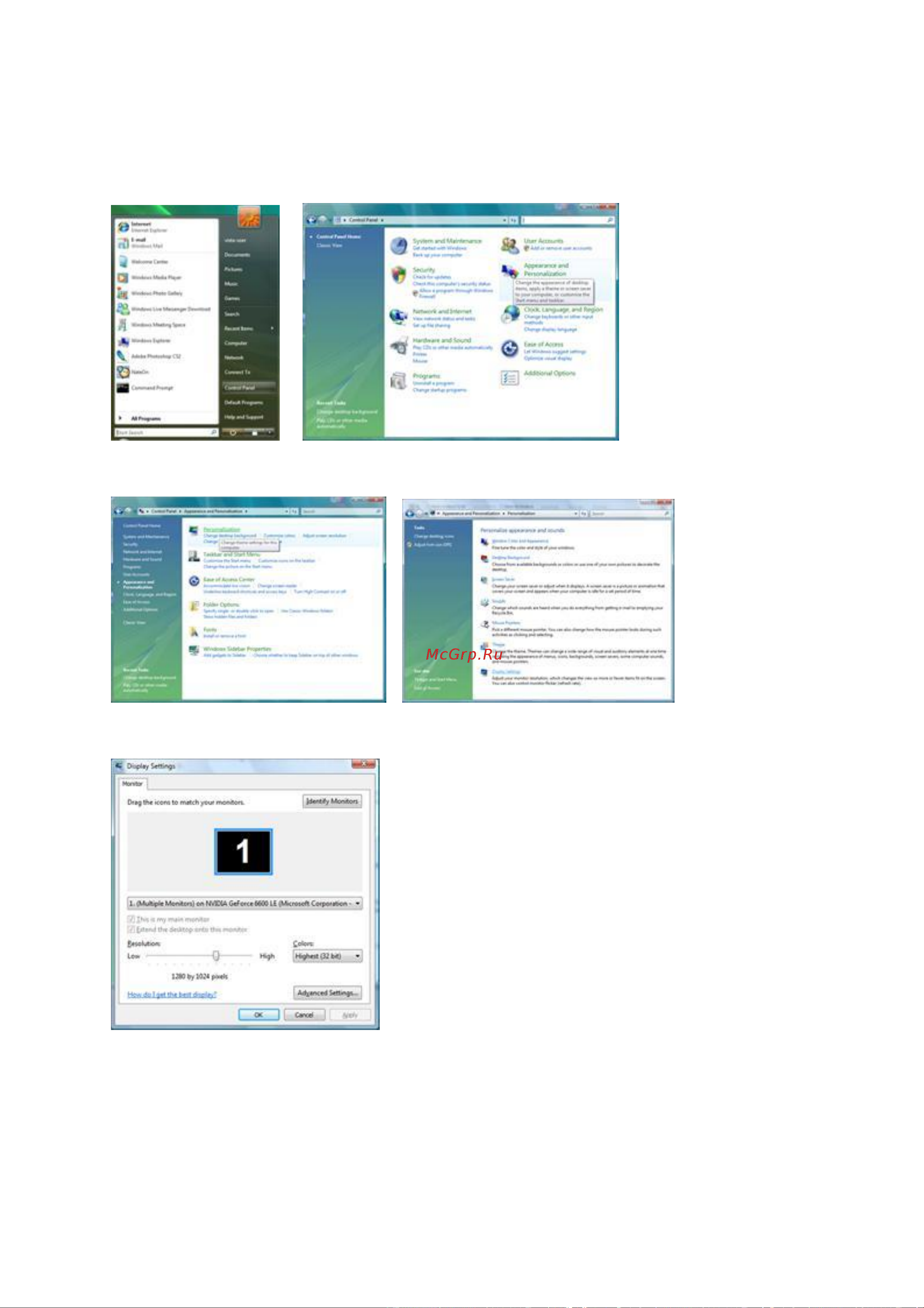 AOC Professional l960SRDA [36/66] Windows vista