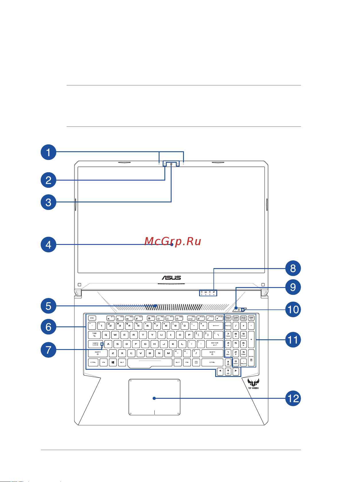 Asus TUF FX705DU-AU035T [14/102] Знакомство с ноутбуком
